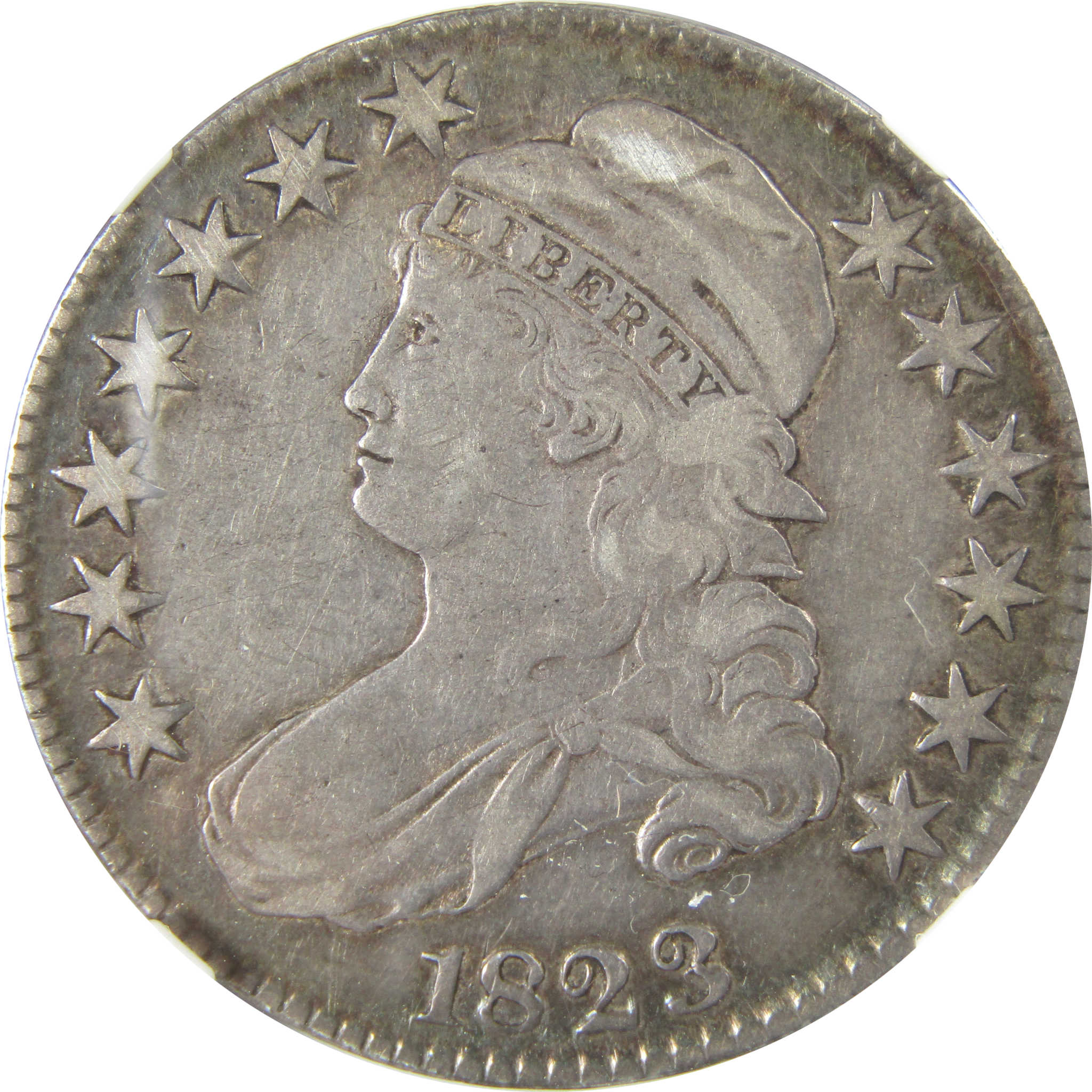 1823 O-110 Capped Bust Silver Half Dollar VF 30 NGC SKU:I26027