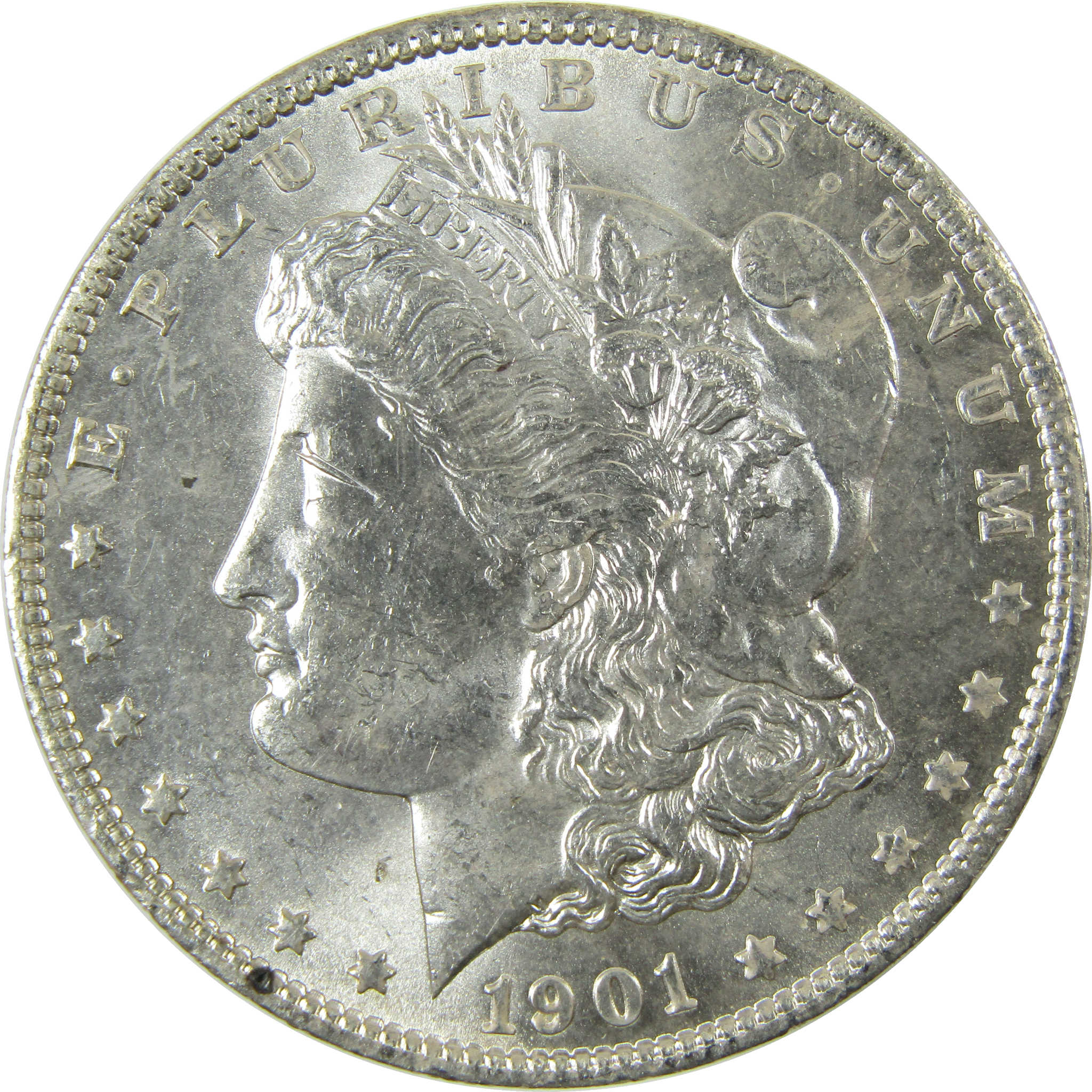 1901 O Morgan Silver Dollar Uncirculated Mint State $1 Coin SKU:I28388