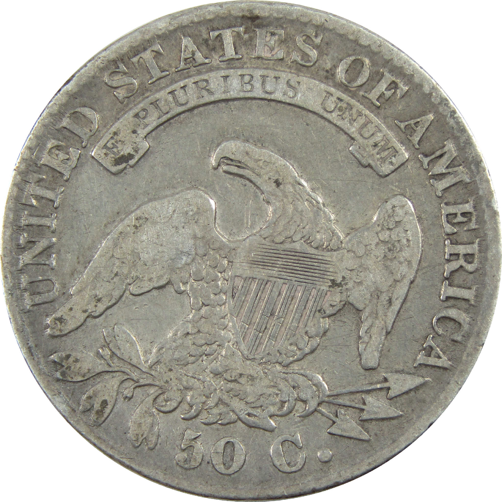 1832 Capped Bust Half Dollar AG About Good Silver 50c Coin SKU:I11746