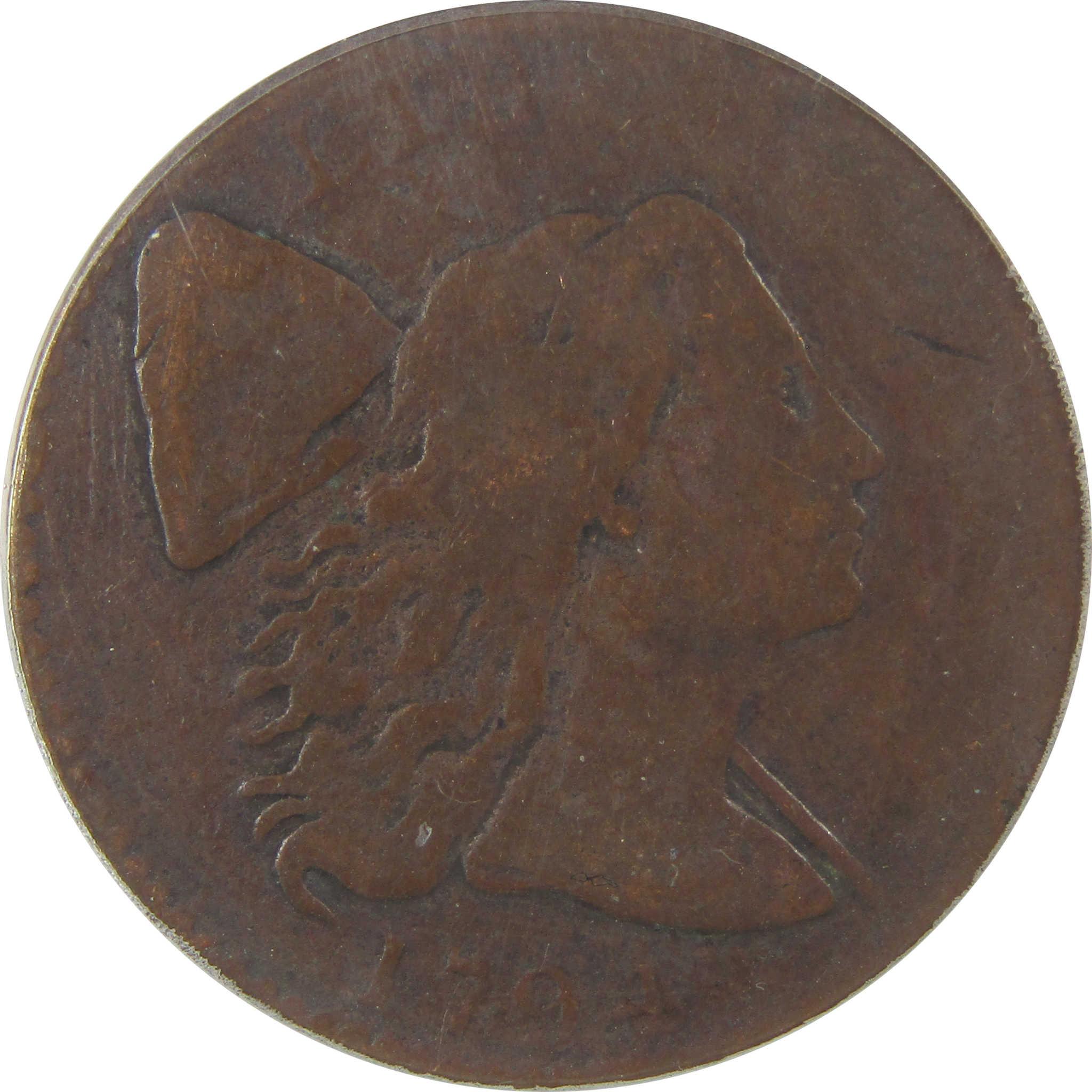 1794 Head of 1794 S-32 Liberty Cap Cent VG 8 Details ANACS SKU:I24071