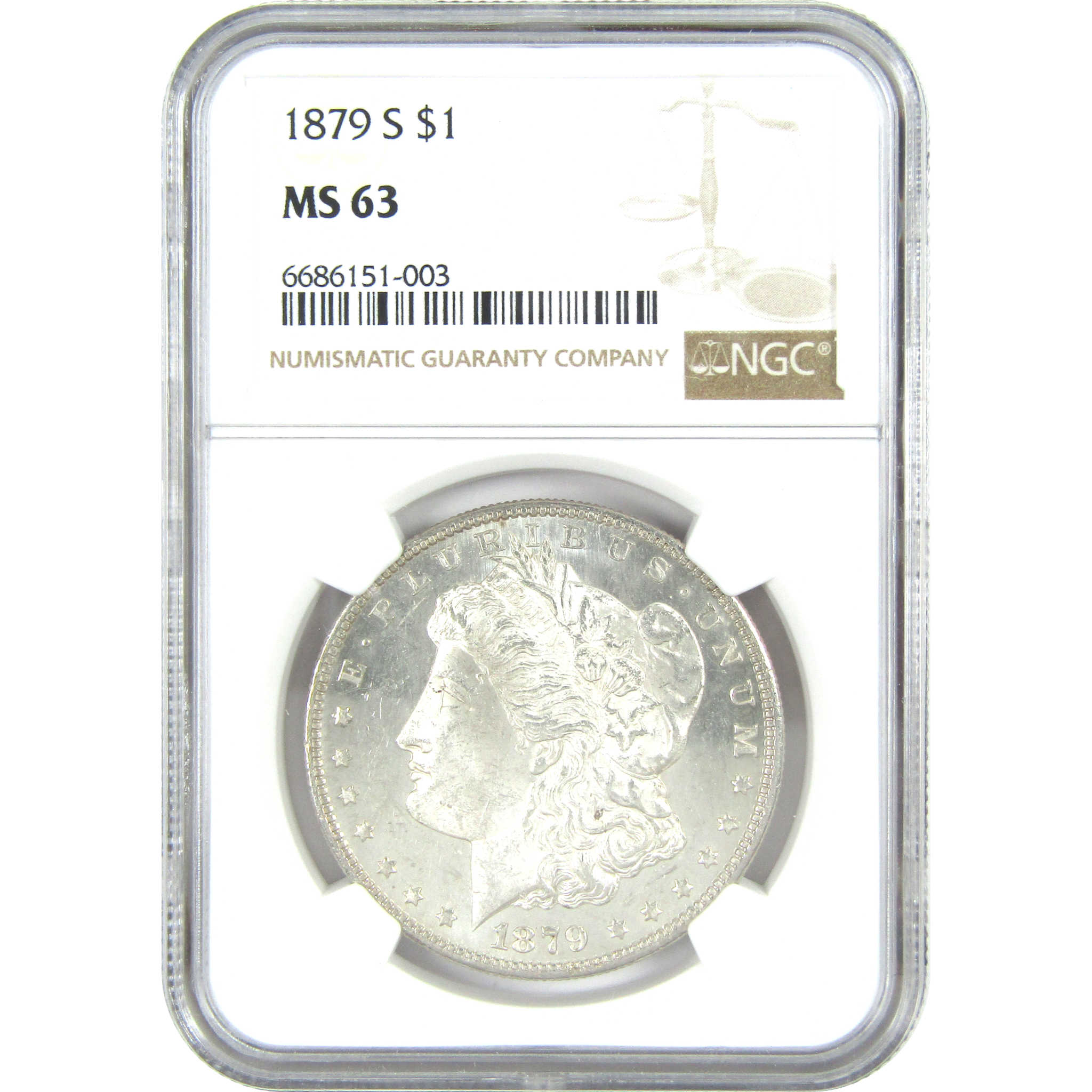 1879 S Morgan Dollar MS 63 NGC Silver $1 Uncirculated Coin SKU:I16430 - Morgan coin - Morgan silver dollar - Morgan silver dollar for sale - Profile Coins &amp; Collectibles