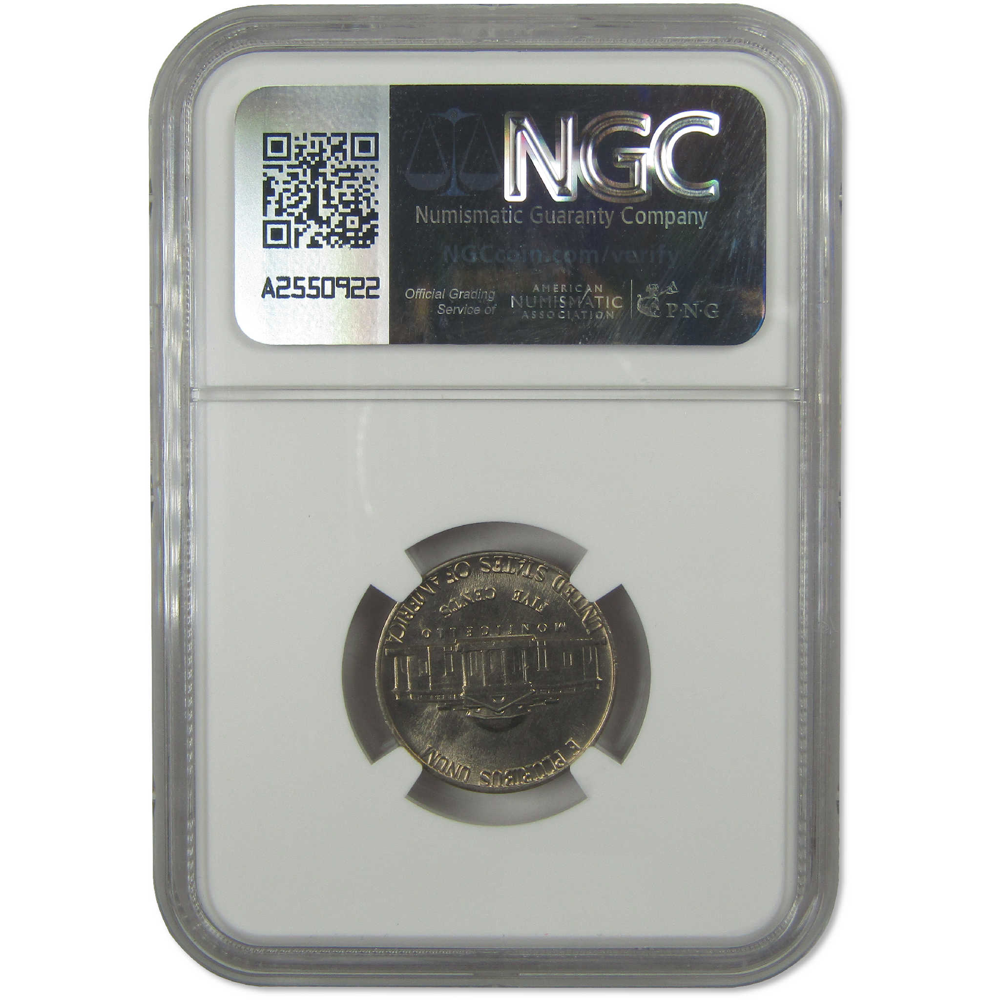 1971 Jefferson Nickel MS 65 6FS NGC Original Bag Fragment SKU:I22487