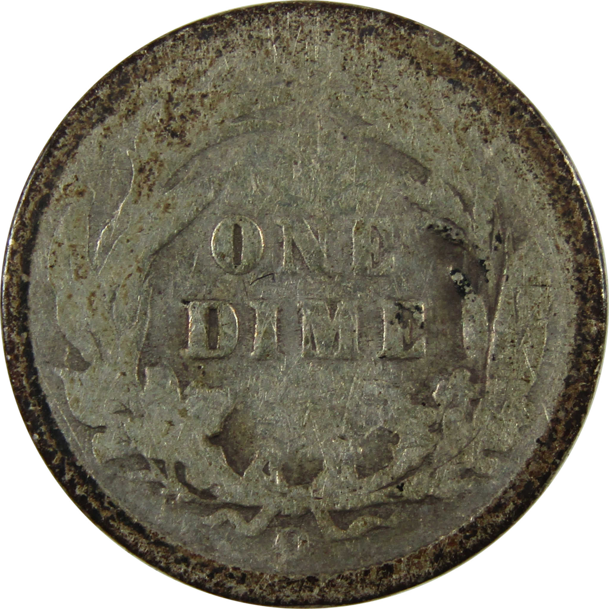 1893 O Barber Silver Dime AG About Good 10c Coin SKU:CP1345