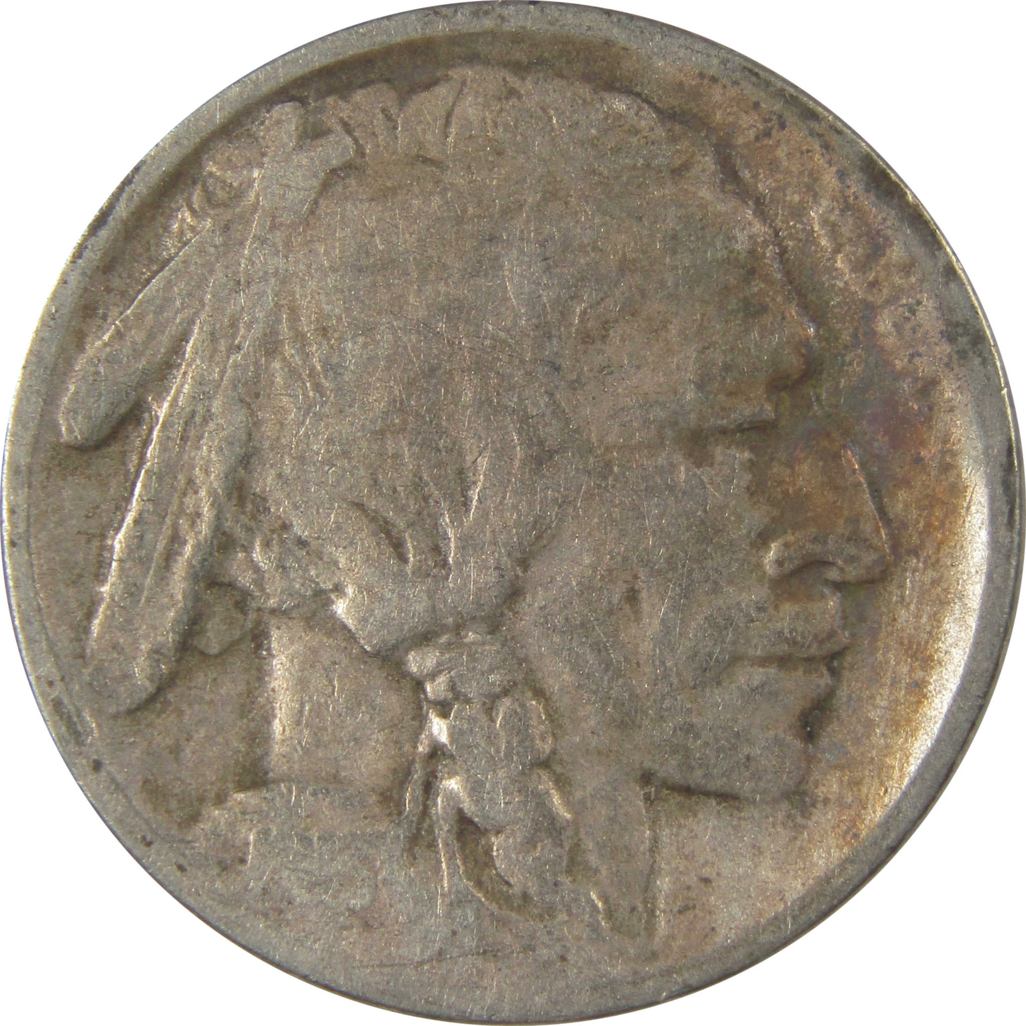 1913 S Type 1 Indian Head Buffalo Nickel F Fine Details SKU:I22902