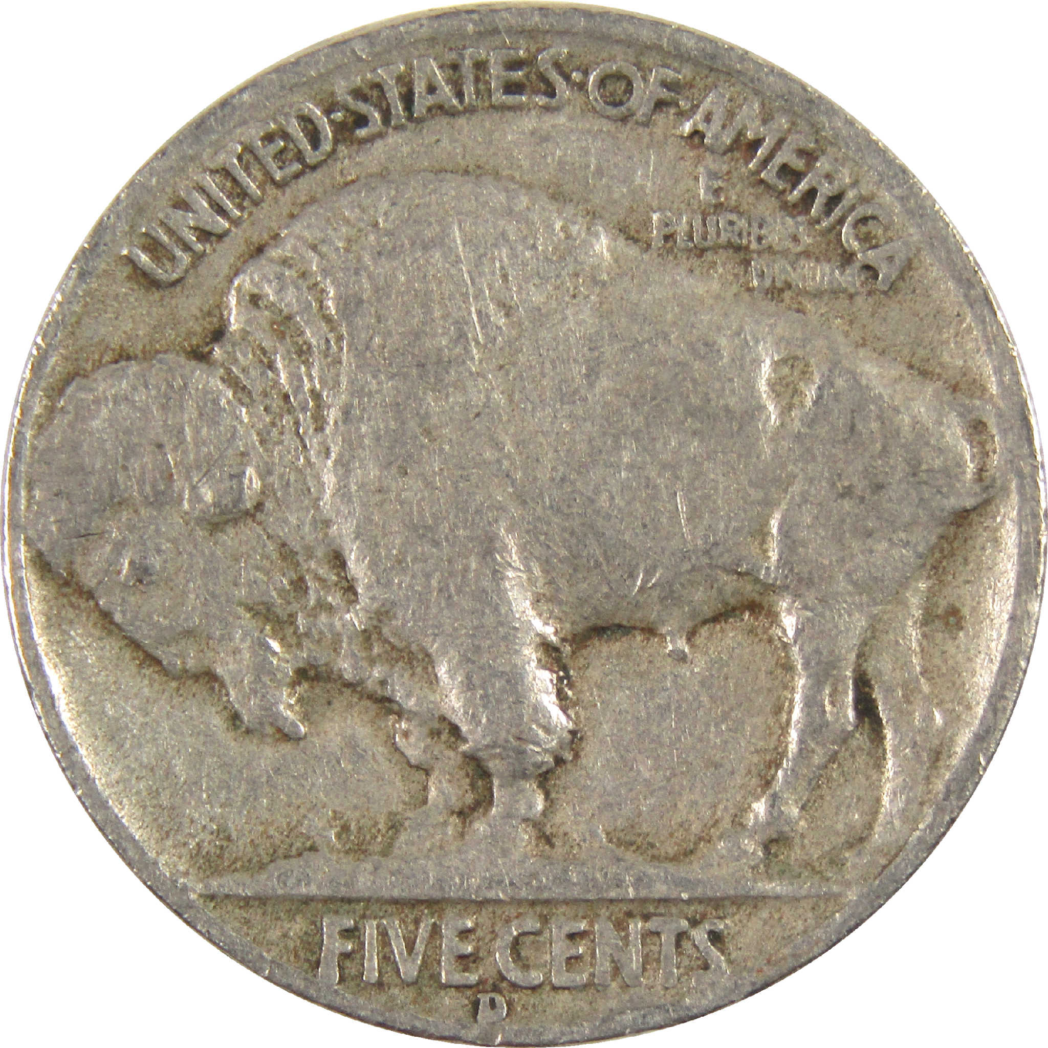 1937 D Indian Head Buffalo Nickel G Good 5c Coin