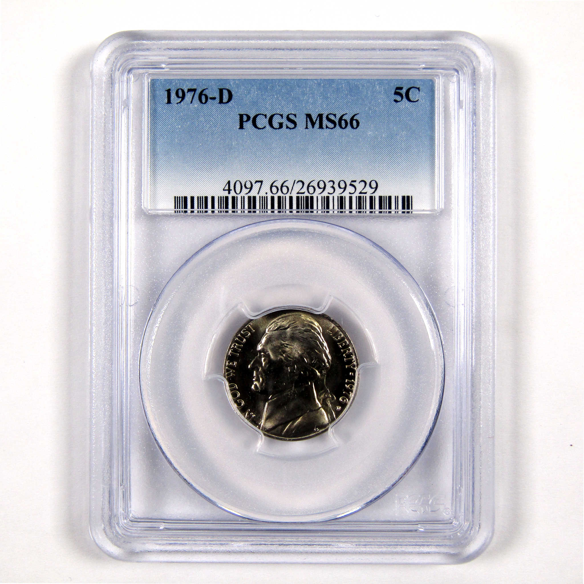1976 D Jefferson Nickel MS 66 PCGS 5c Uncirculated Coin SKU:CPC4245