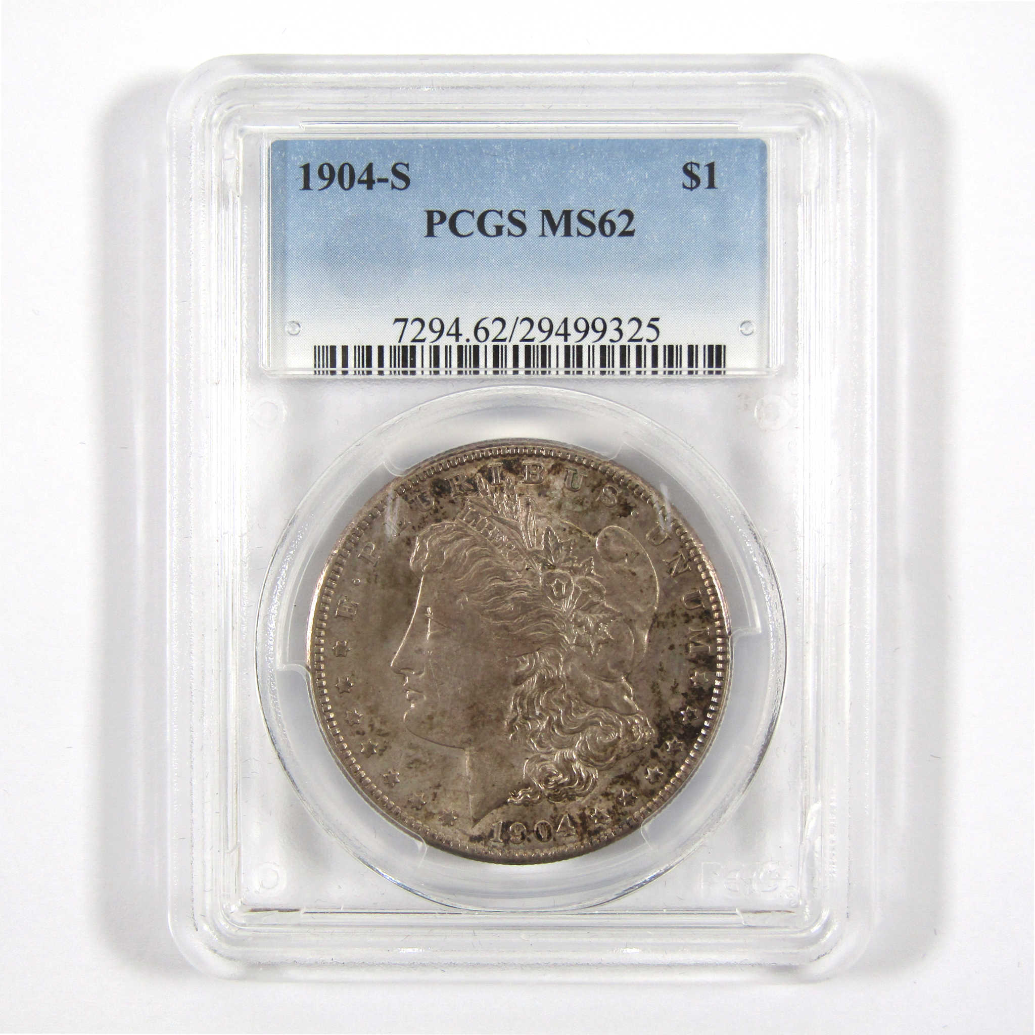 1904 S Morgan Dollar MS 62 PCGS 90% Silver $1 Uncirculated SKU:CPC4004 - Morgan coin - Morgan silver dollar - Morgan silver dollar for sale - Profile Coins &amp; Collectibles