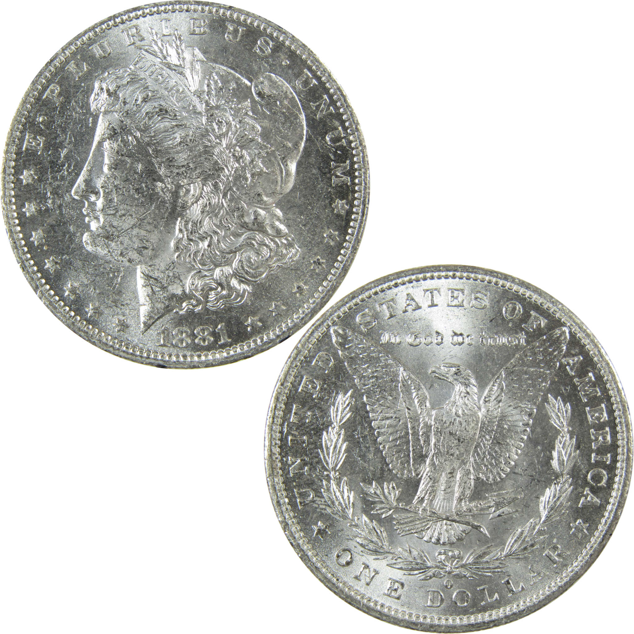 1881 O Morgan Silver Dollar Uncirculated Mint State $1 Coin SKU:I27697