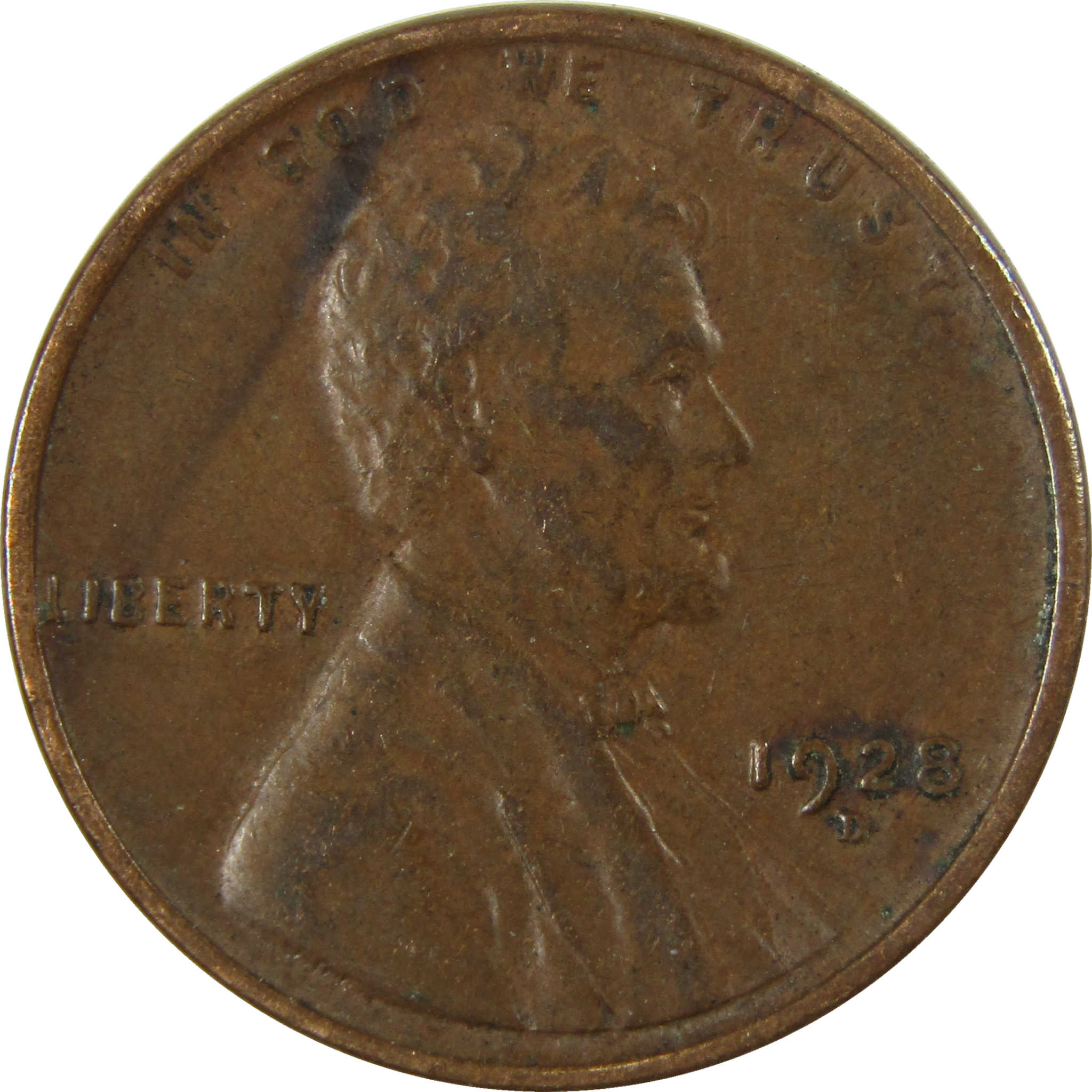 1928 D Lincoln Wheat Cent VF Very Fine Penny 1c Coin SKU:I27599