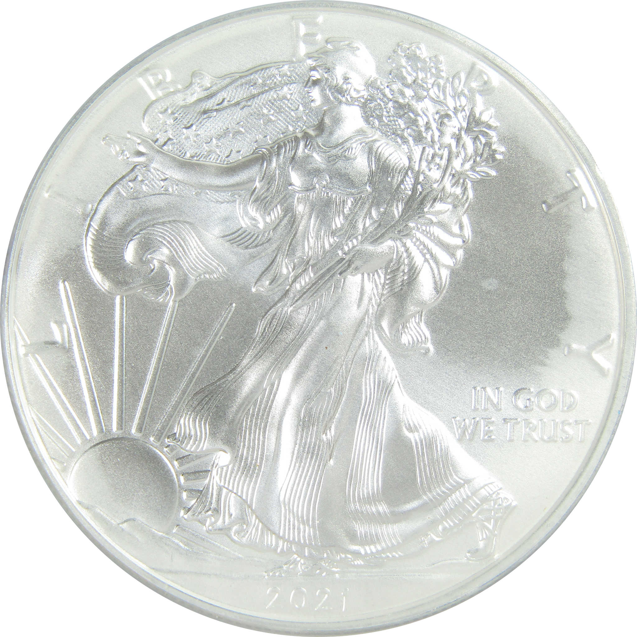 2021 Type 1 American Silver Eagle MS 70 NGC $1 First Day SKU:CPC9492