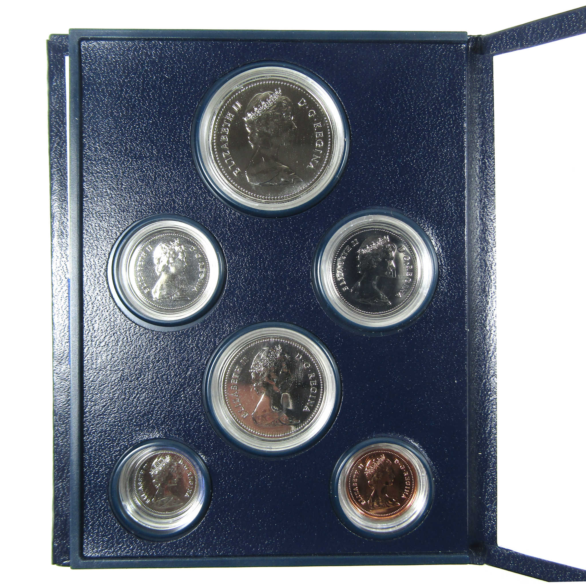 1985 Royal Canadian Mint Specimen Set Collectible OGP SKU:CPC4658