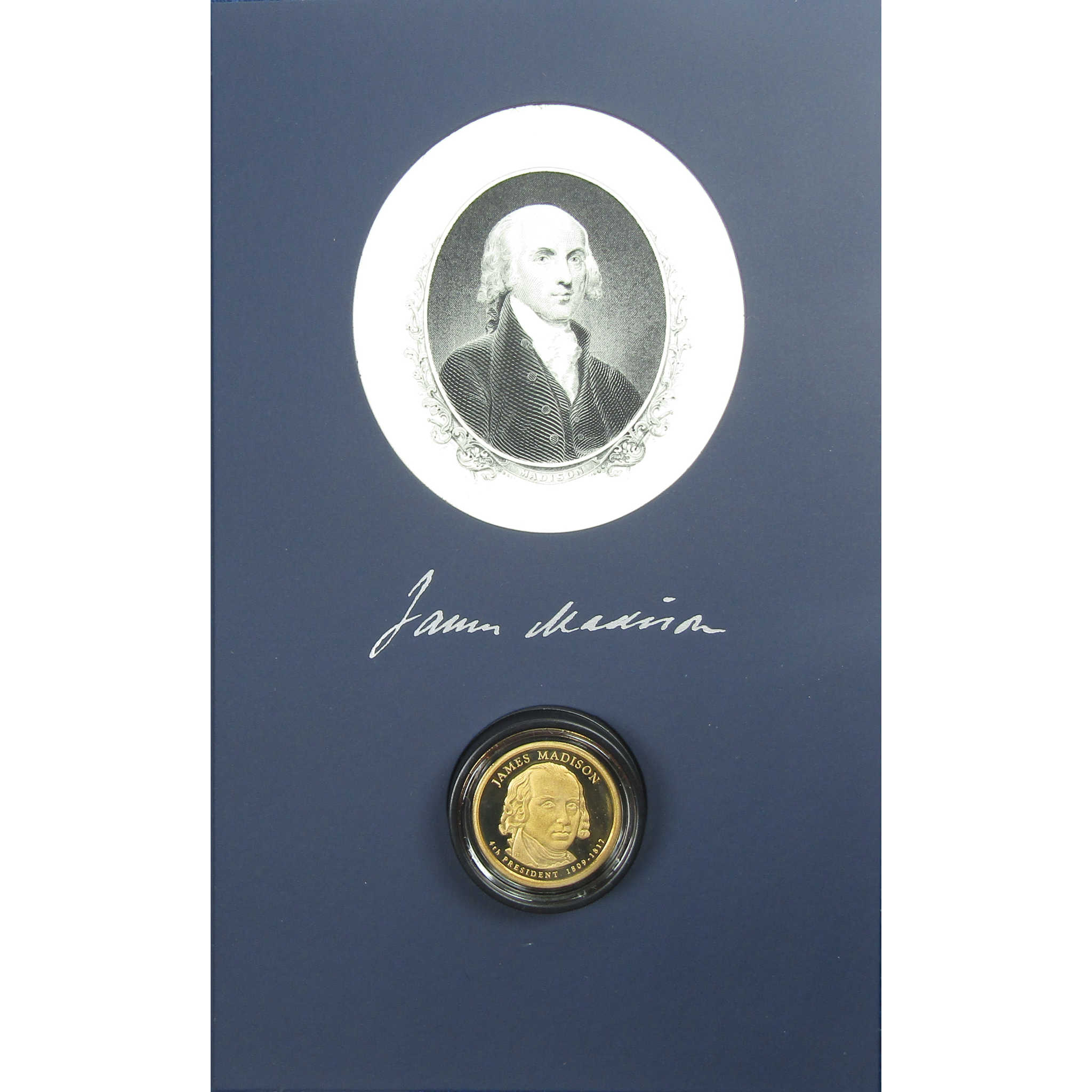 2007 S James Madison Presidential Dollar Signature Set SKU:CPC9044