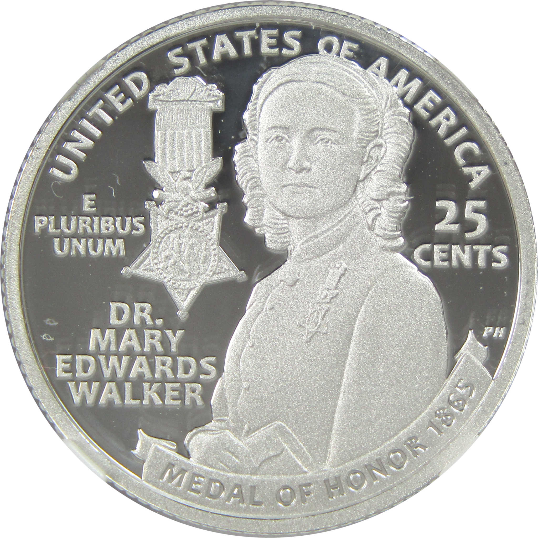 2024 S Mary Edwards Walker Women Quarter PF 70 UCAM NGC .999 Silver