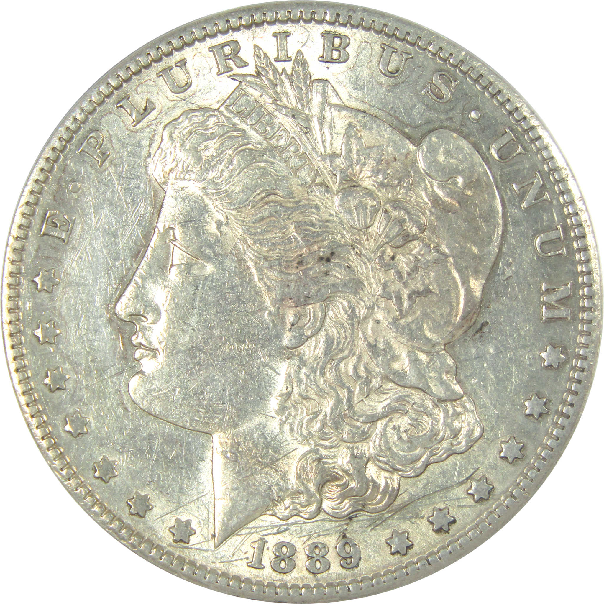 1889 S Morgan Dollar AU 55 Details ANACS Silver $1 Coin SKU:I16200 - Morgan coin - Morgan silver dollar - Morgan silver dollar for sale - Profile Coins &amp; Collectibles