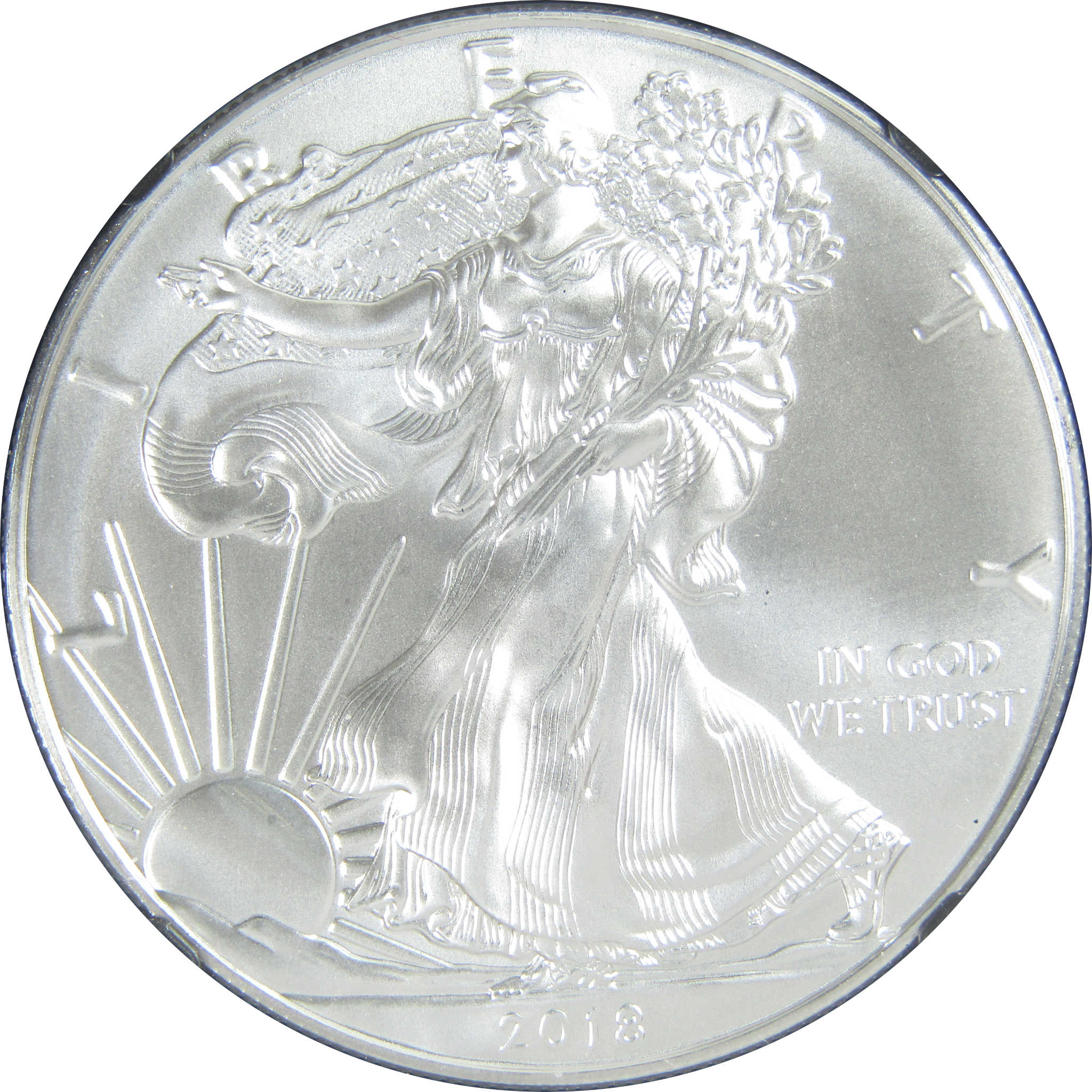 2018 American Silver Eagle MS 70 NGC $1 Early Releases SKU:CPC9480