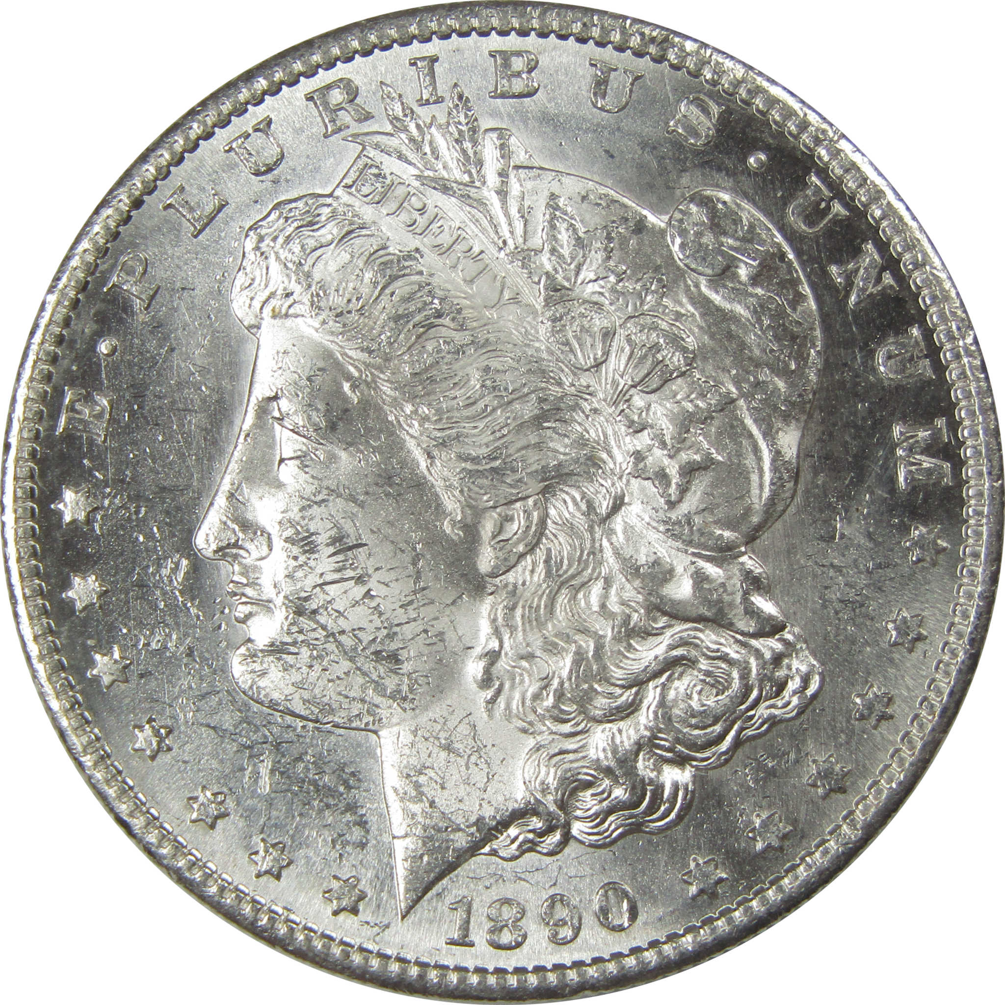 1890 S Morgan Dollar Uncirculated Details Silver $1 Coin SKU:I21079 - Morgan coin - Morgan silver dollar - Morgan silver dollar for sale - Profile Coins &amp; Collectibles