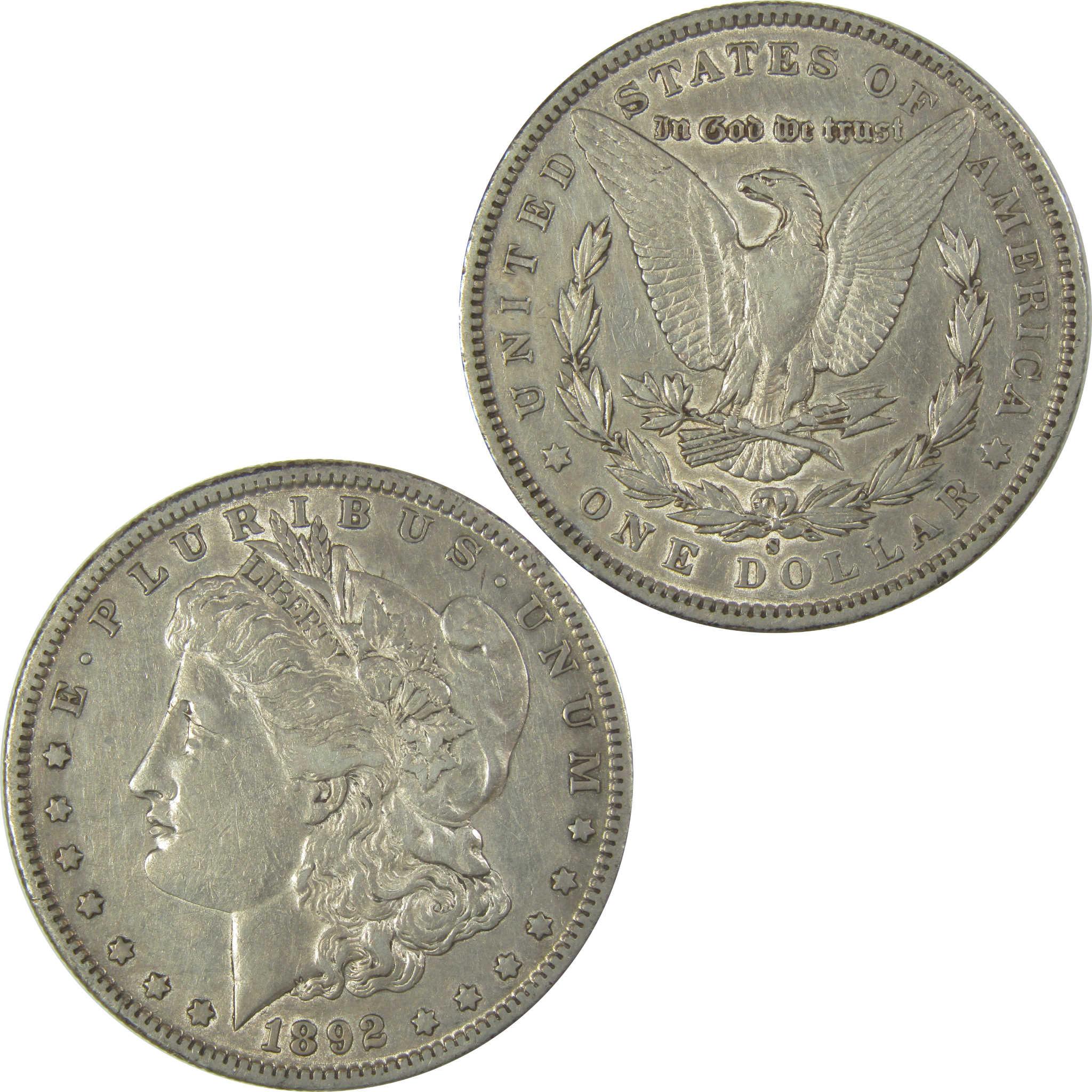 1892 S Morgan Dollar XF EF Extremely Fine Details Silver SKU:I19274 - Morgan coin - Morgan silver dollar - Morgan silver dollar for sale - Profile Coins &amp; Collectibles