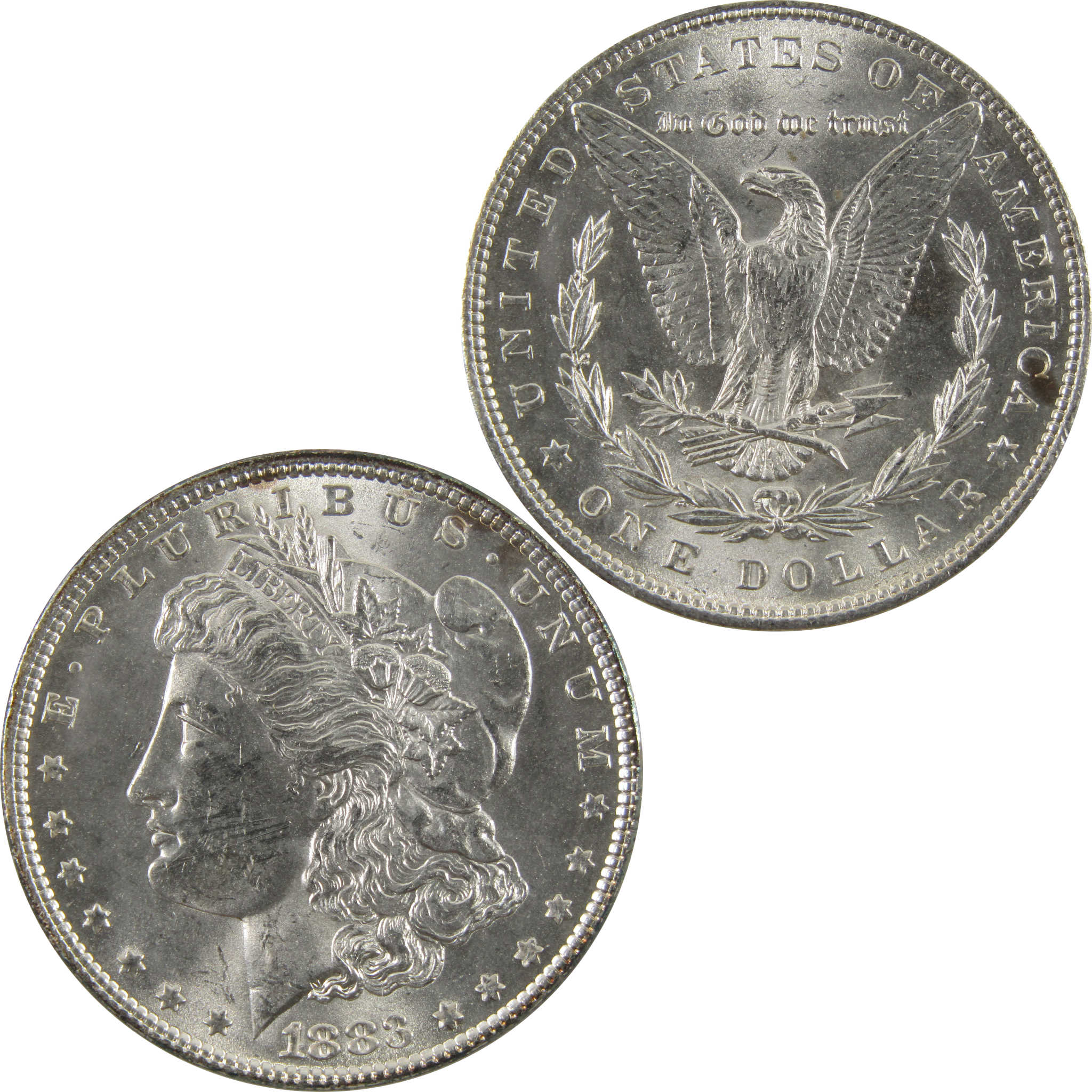 1883 Morgan Dollar BU Uncirculated 90% Silver $1 Coin SKU:CPC4864 - Morgan coin - Morgan silver dollar - Morgan silver dollar for sale - Profile Coins &amp; Collectibles