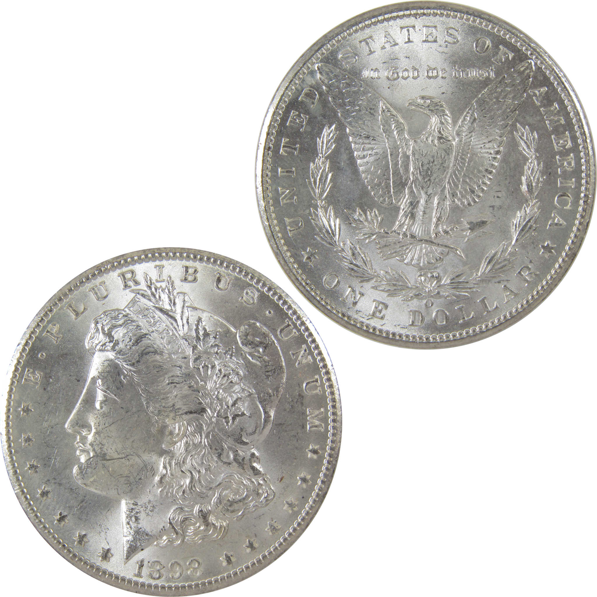 1898 O Morgan Dollar Uncirculated Silver $1 Coin SKU:I18873 - Morgan coin - Morgan silver dollar - Morgan silver dollar for sale - Profile Coins &amp; Collectibles