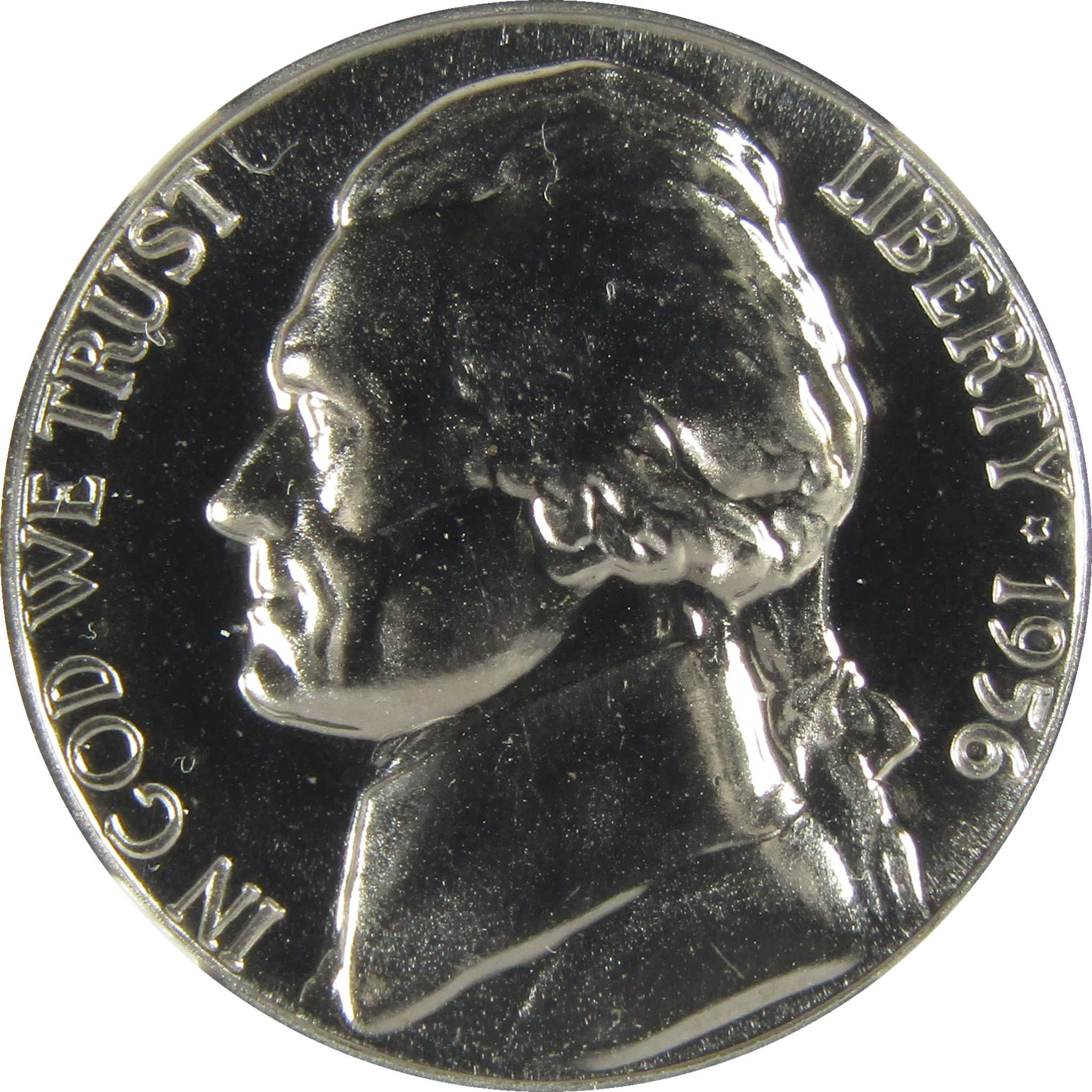 1956 Jefferson Nickel PF 68 NGC Proof 5c Coin Collectible SKU:I27379