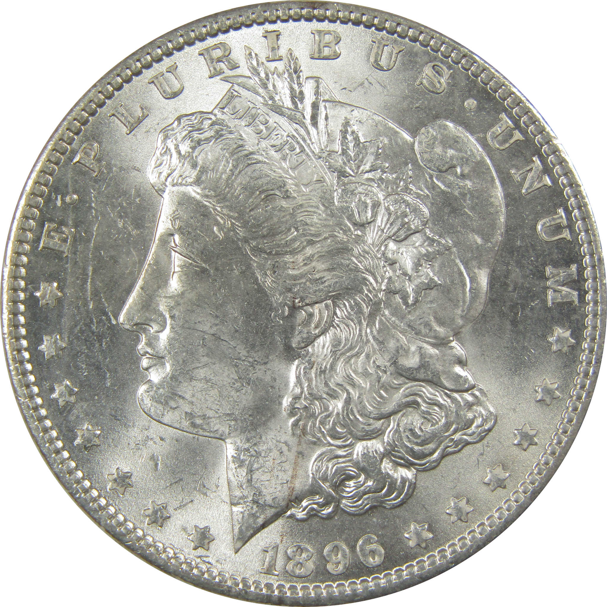 1896 Morgan Dollar Uncirculated Silver $1 Coin SKU:I22065 - Morgan coin - Morgan silver dollar - Morgan silver dollar for sale - Profile Coins &amp; Collectibles