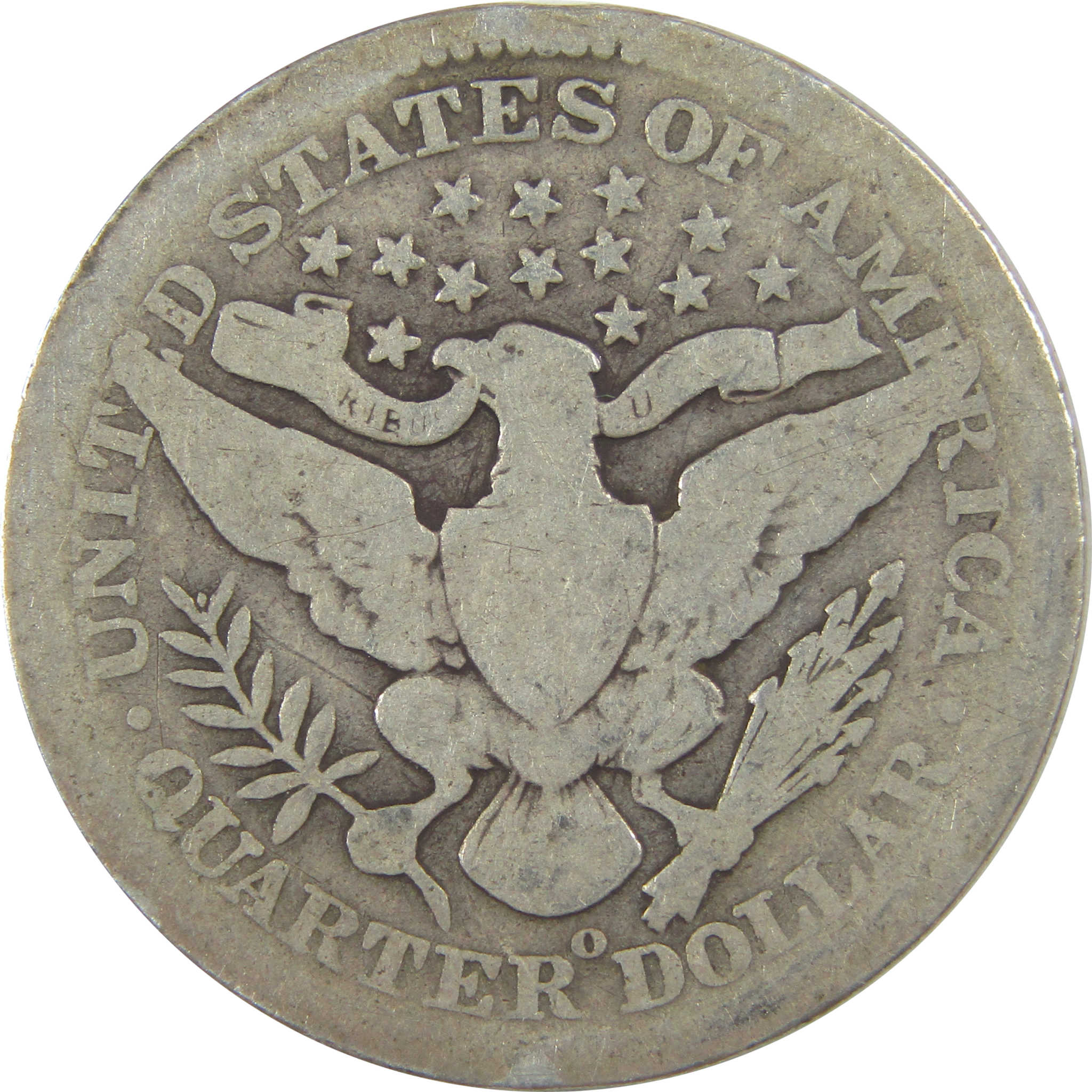 1905 O Barber Quarter AG About Good Details Silver 25c Coin SKU:I21831