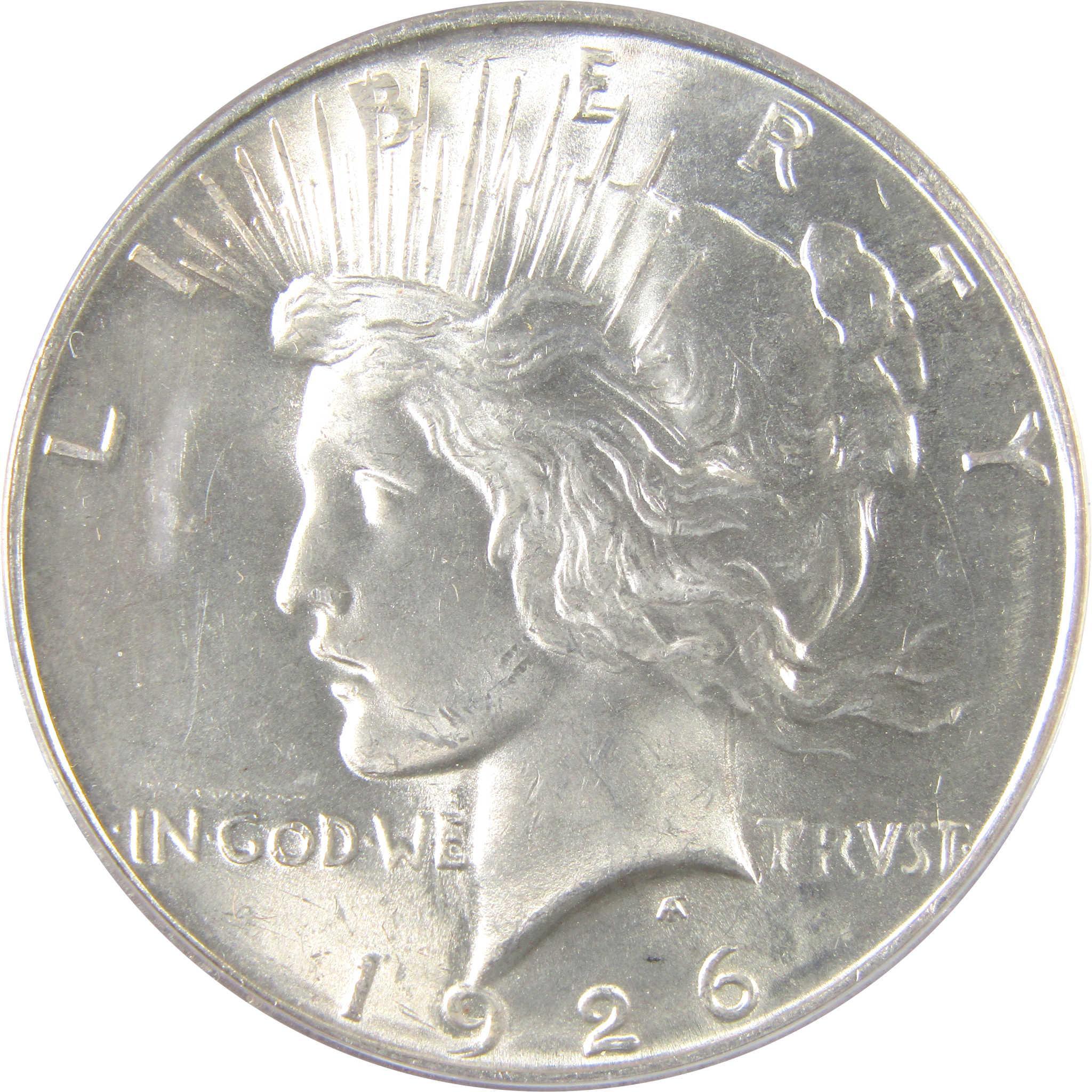 1926 D Peace Dollar MS 63 ANACS Silver Uncirculated SKU:CPC0235