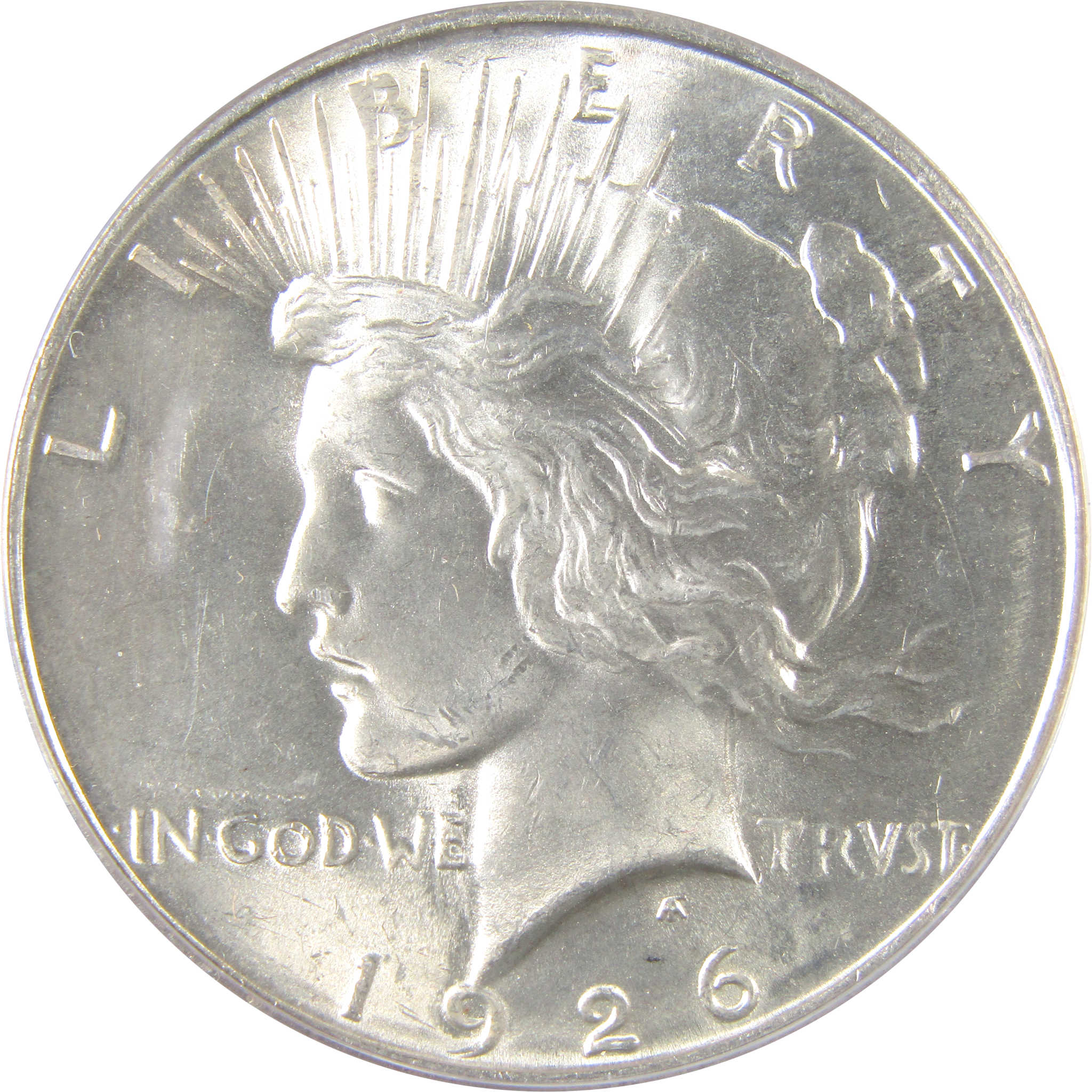 1926 D Peace Dollar MS 63 ANACS Silver Uncirculated SKU:CPC0235