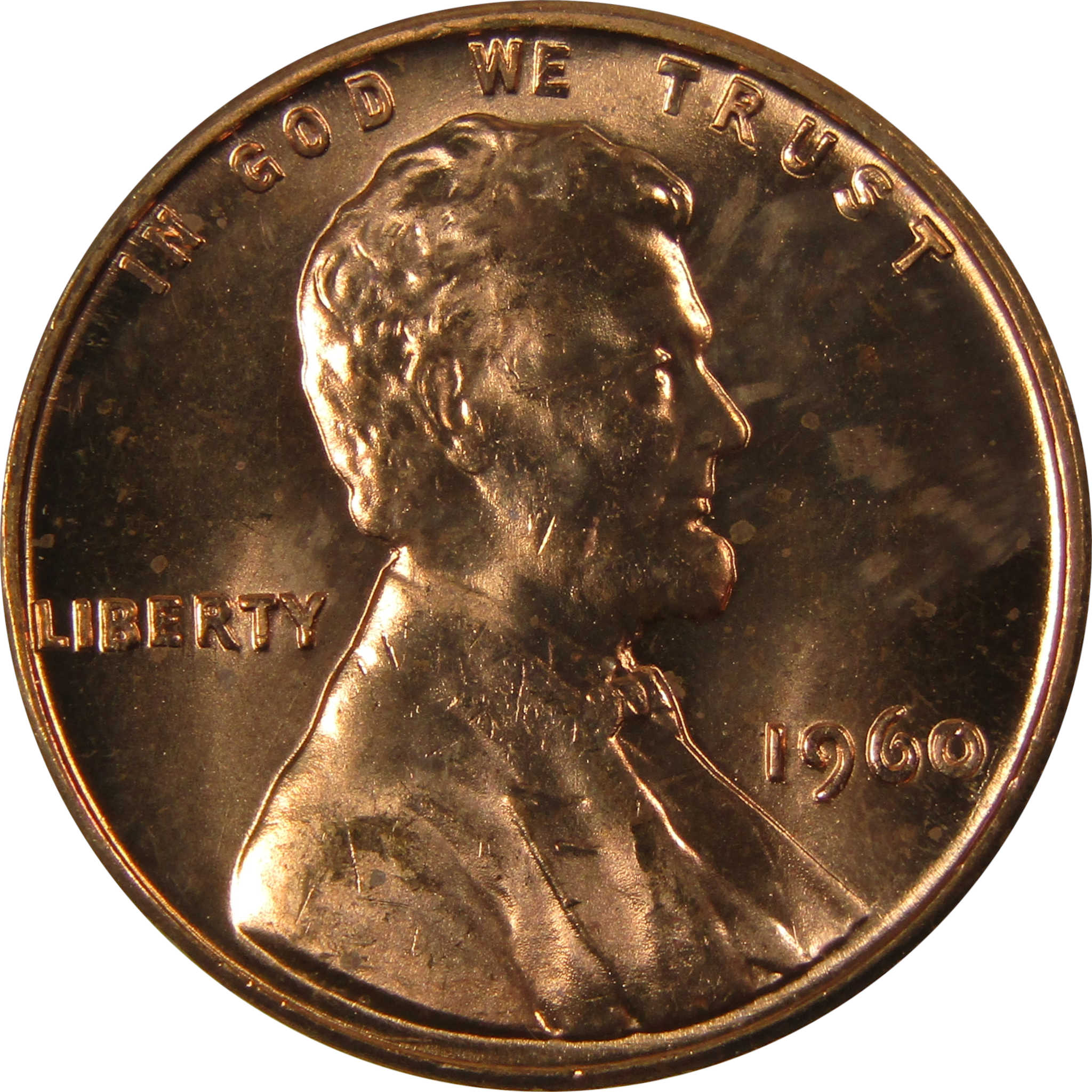 1960 Small Date Lincoln Memorial 1c Uncirculated Mint State SKU:I26570