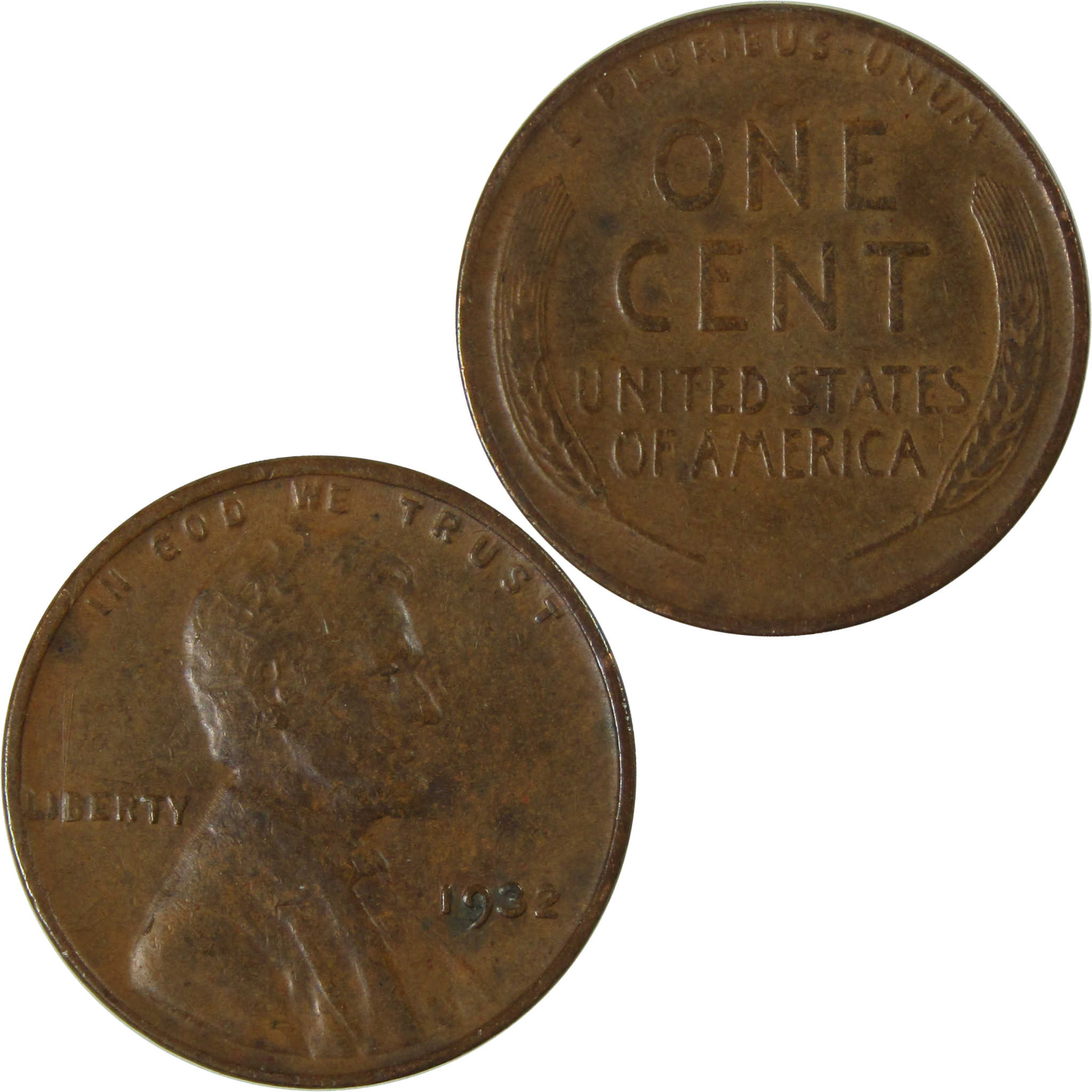 1932 Lincoln Wheat Cent F Fine Penny 1c Coin Collectible SKU:I26767