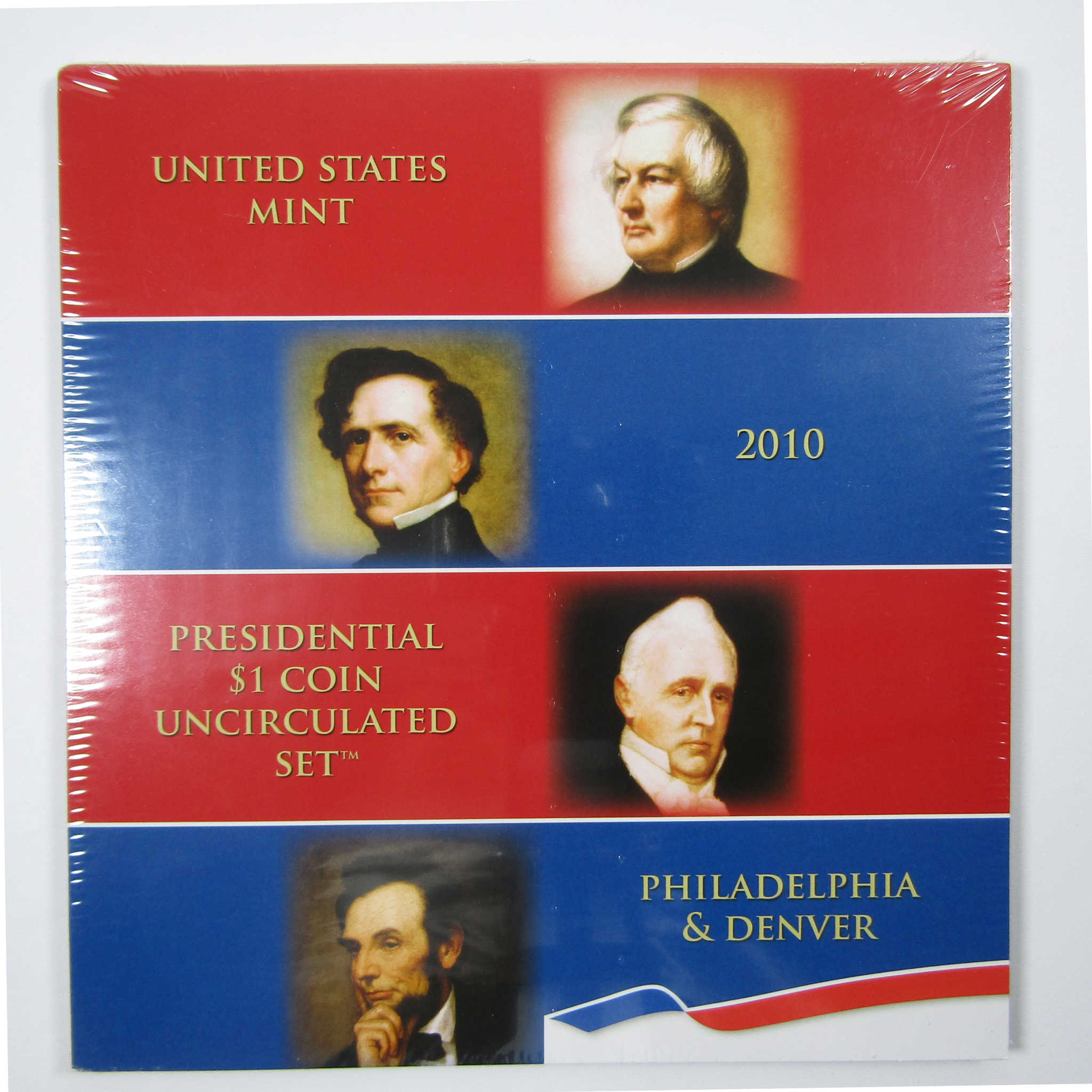 2010 P&D Presidential Dollar $1 Coin Uncirculated Set OGP SKU:CPC3829