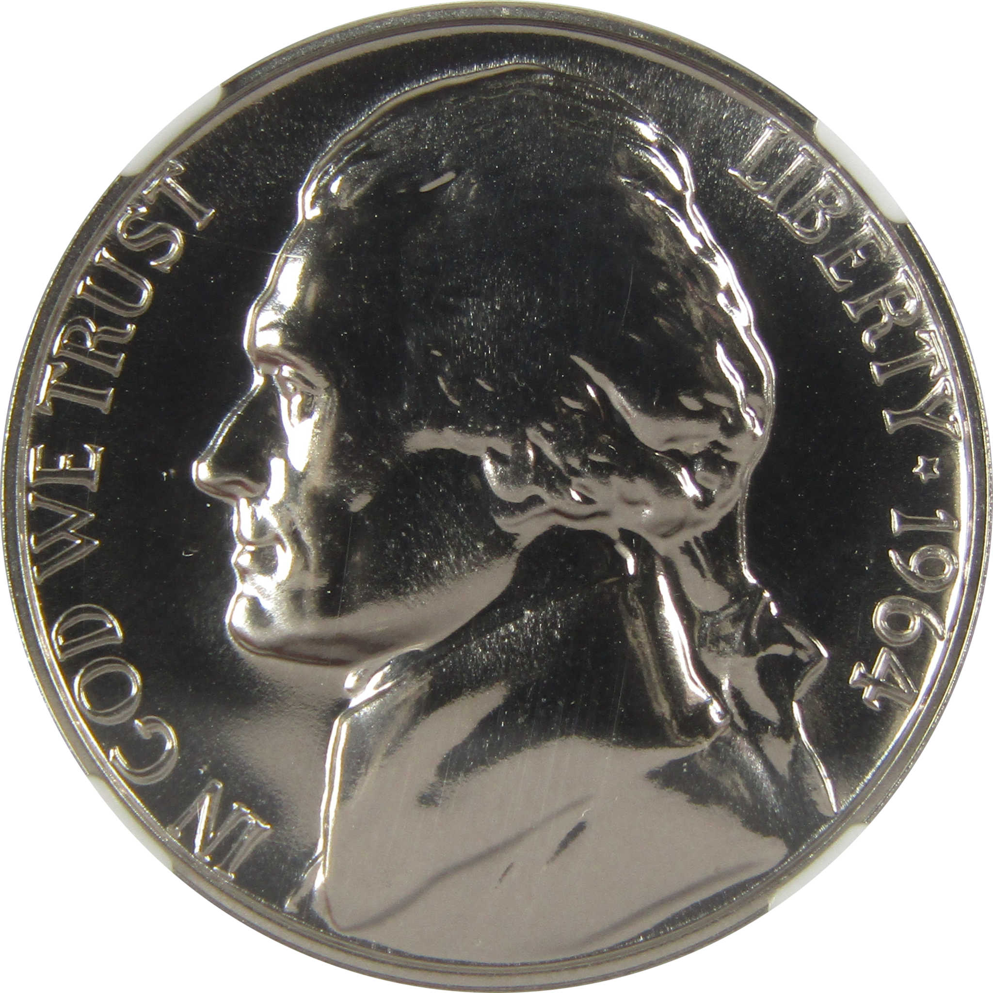 1964 Jefferson Nickel PF 69 NGC Proof 5c Coin Collectible SKU:I27332