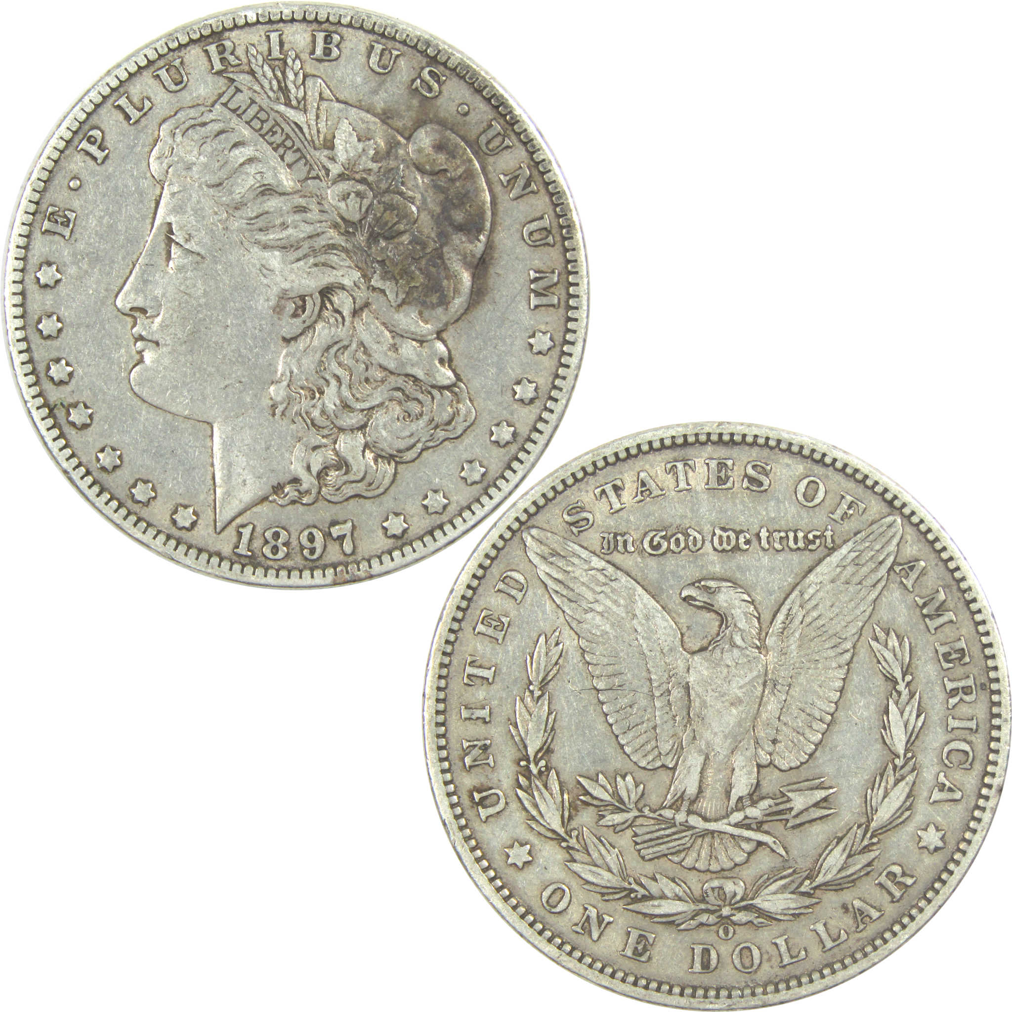 1897 O Morgan Dollar XF EF Extremely Fine Silver $1 Coin SKU:I15588 - Morgan coin - Morgan silver dollar - Morgan silver dollar for sale - Profile Coins &amp; Collectibles