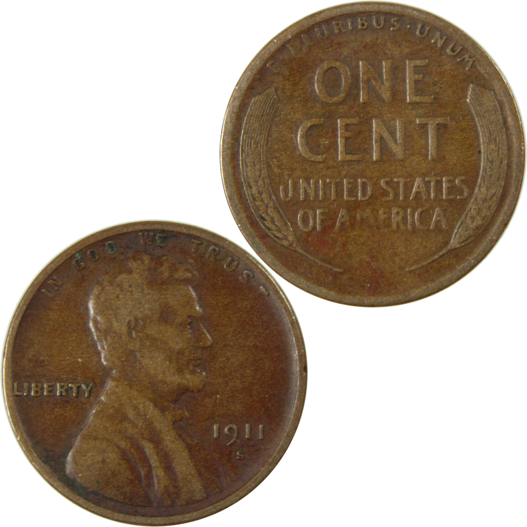 1911 S Lincoln Wheat Cent VF Very Fine Details Penny SKU:I26387