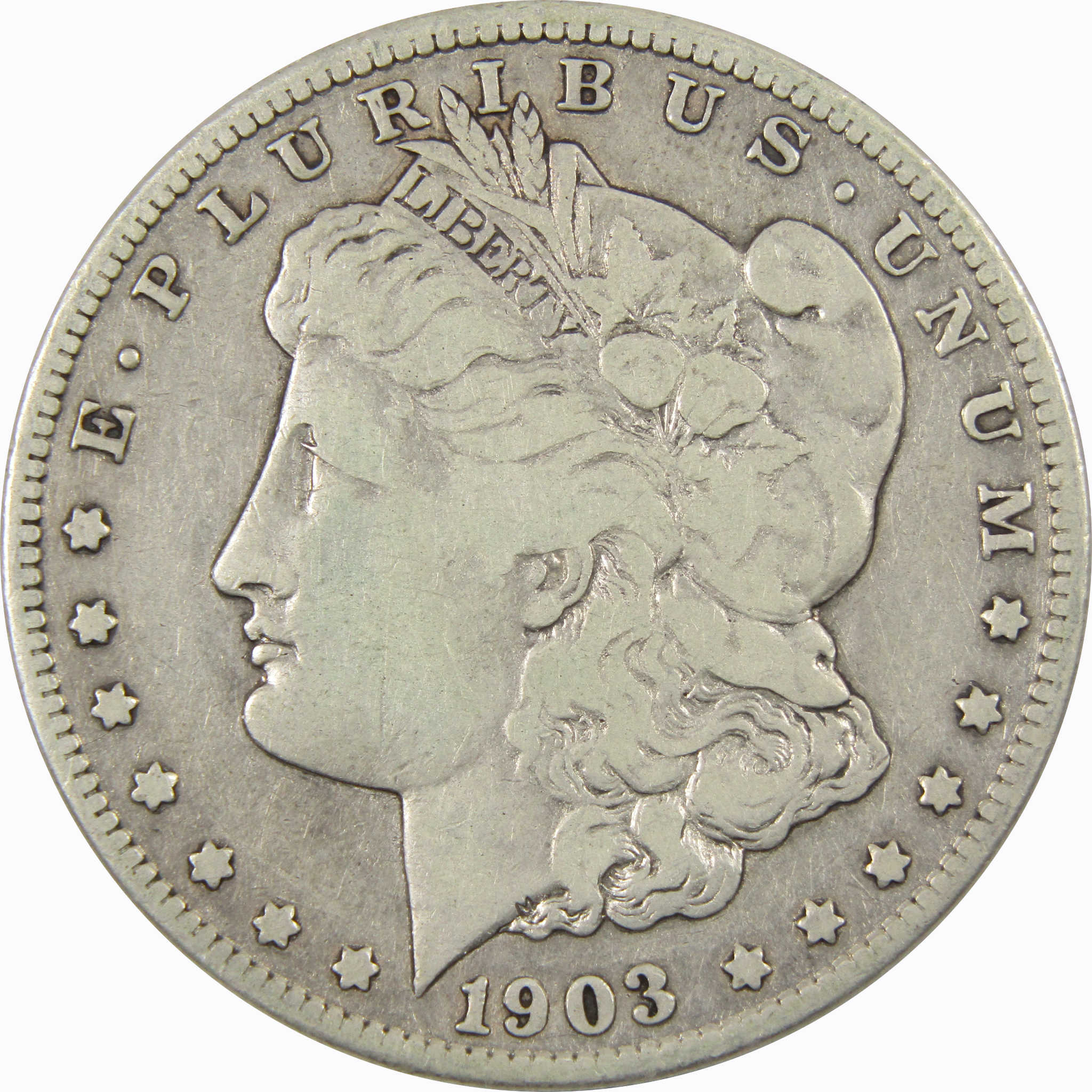 1903 S Morgan Dollar VG Very Good Details 90% Silver $1 Coin SKU:I9415 - Morgan coin - Morgan silver dollar - Morgan silver dollar for sale - Profile Coins &amp; Collectibles