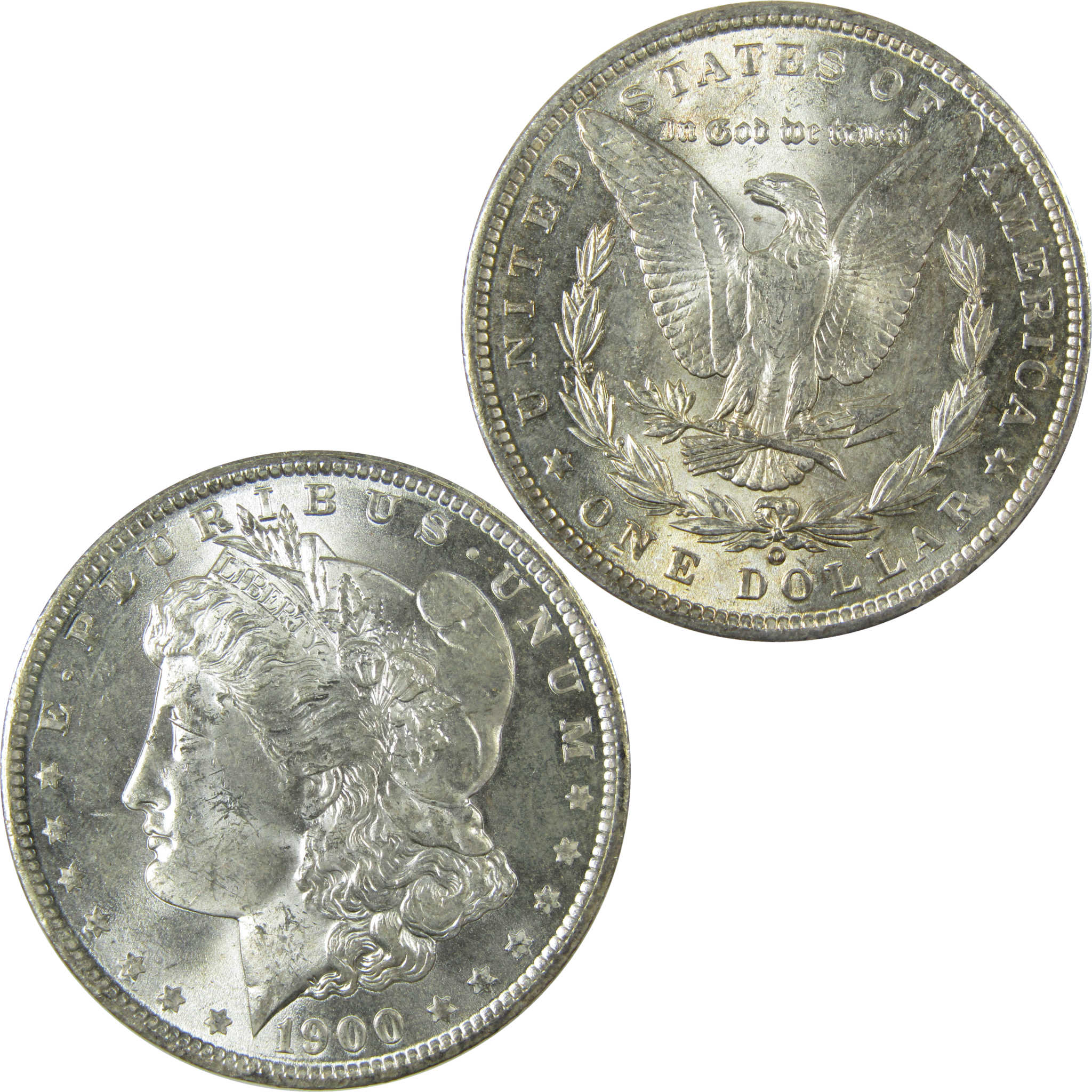 1900 O Morgan Silver Dollar Uncirculated Mint State $1 Coin SKU:I27728
