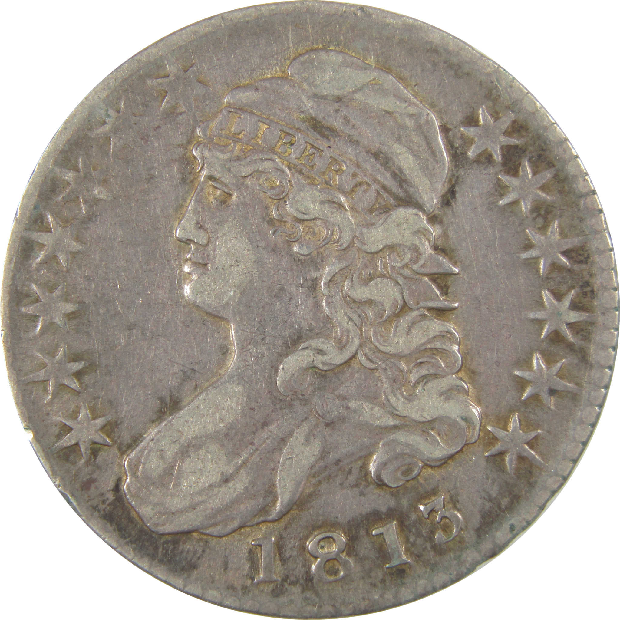 1813 Capped Bust Half Dollar VF Very Fine Details Silver SKU:CPC0941