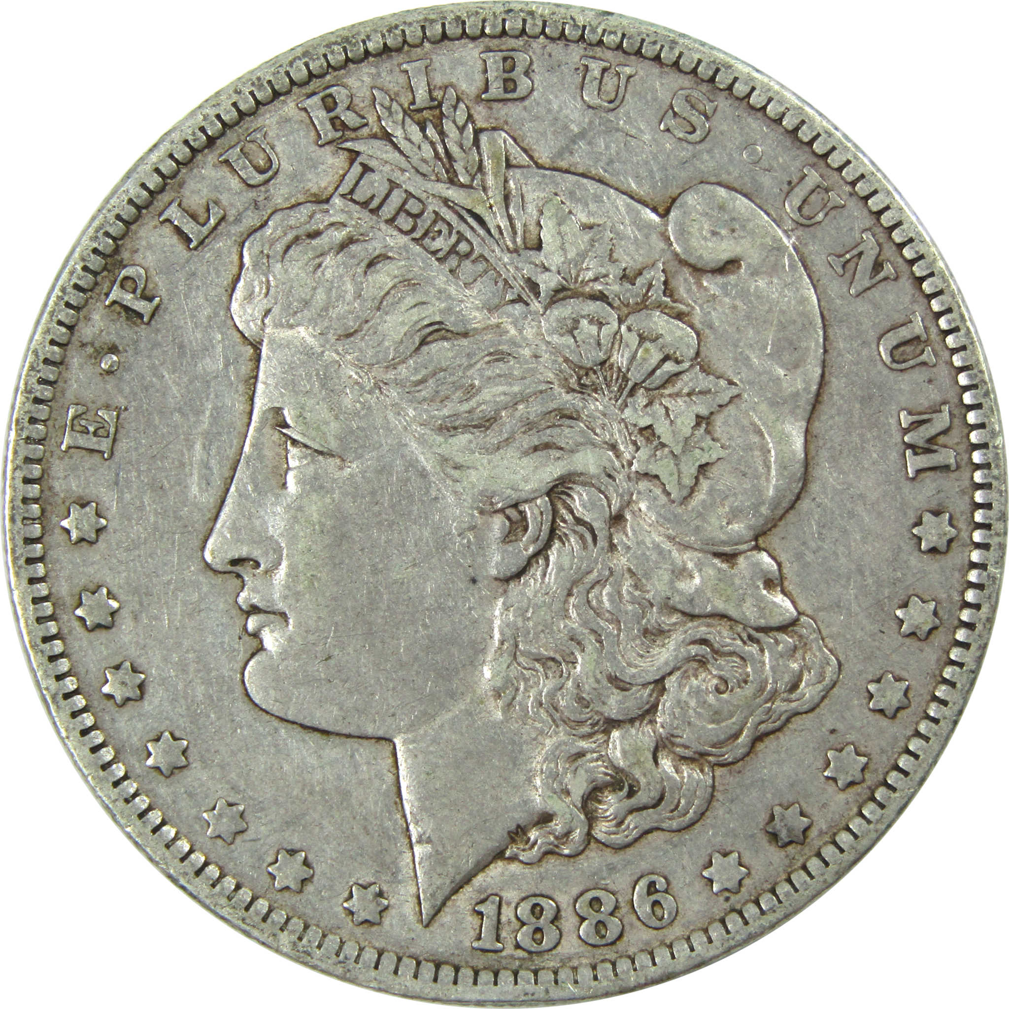 1886 O Morgan Dollar XF EF Extremely Fine Silver $1 Coin SKU:I13724 - Morgan coin - Morgan silver dollar - Morgan silver dollar for sale - Profile Coins &amp; Collectibles