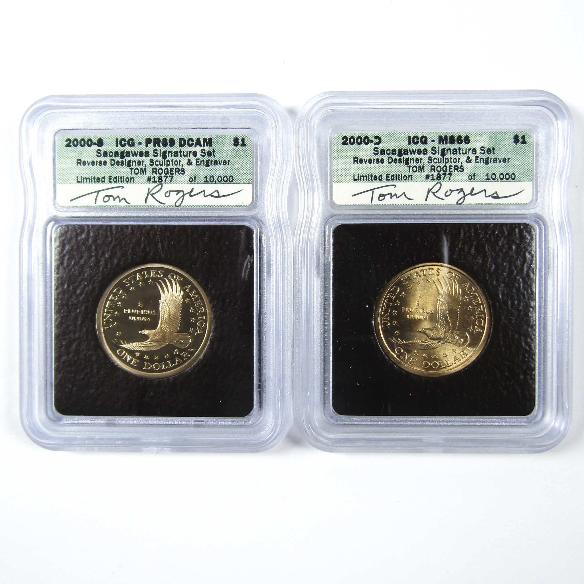 2000 Sacagawea Signature 6 Piece Dollar Set ICG SKU:CPC6608