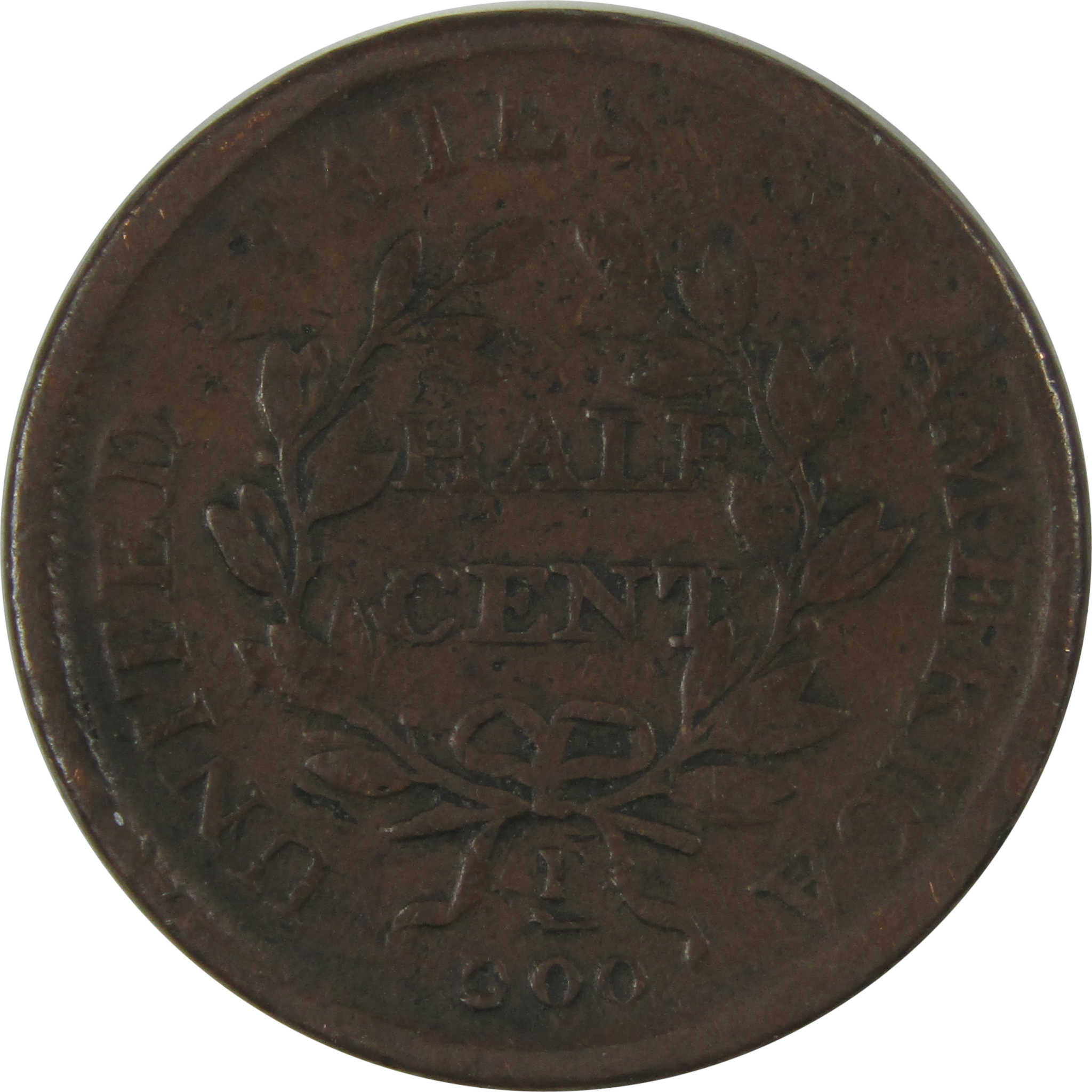 1808 Draped Bust Half Cent VG Very Good Copper 1/2c Coin SKU:I22689