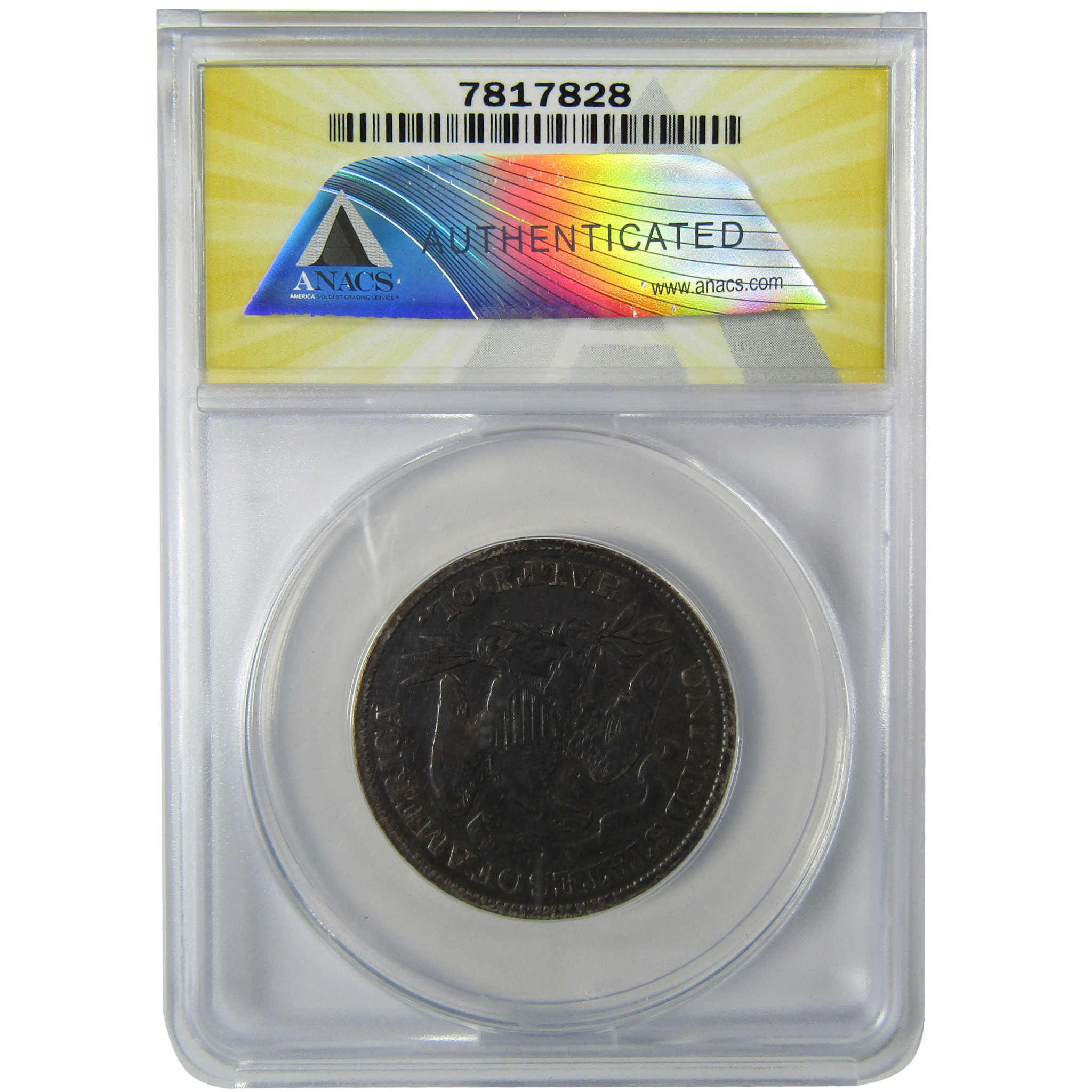 1877 Seated Liberty Silver Half Dollar VG 8 Details ANACS SKU:CP813