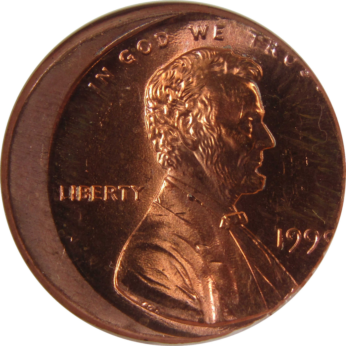 Lincoln Memorial Cent No Date MS 65 RD NGC Off Center Error SKU:CP1671