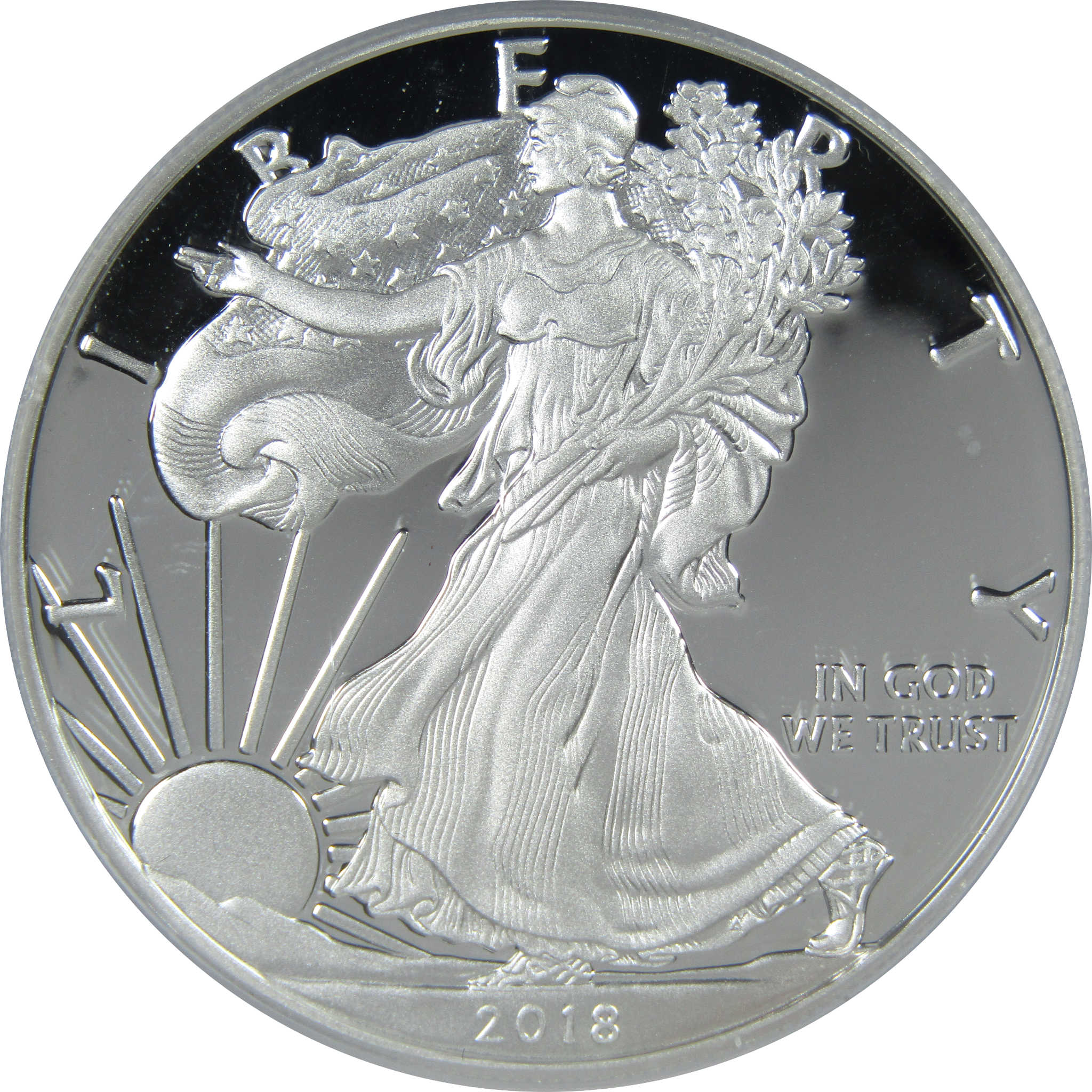 2018 S American Silver Eagle PR 70 DCAM ANACS $1 First Day SKU:CPC8044