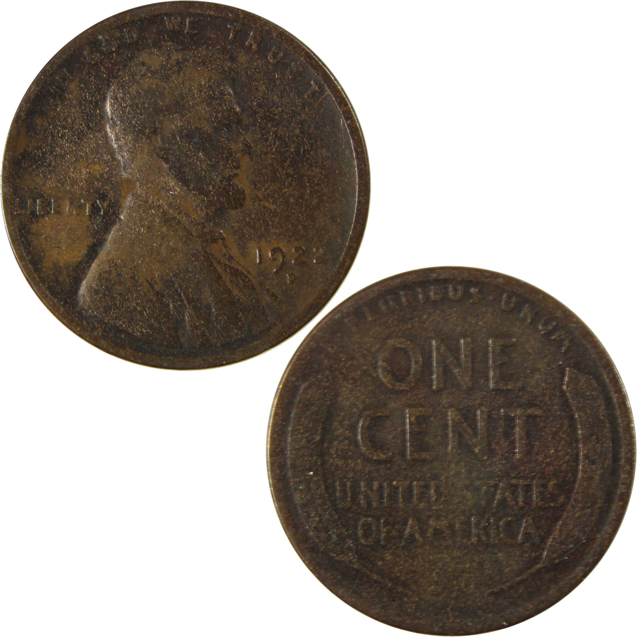 1922 D Lincoln Wheat Cent VG Very Good Details Penny SKU:I26464