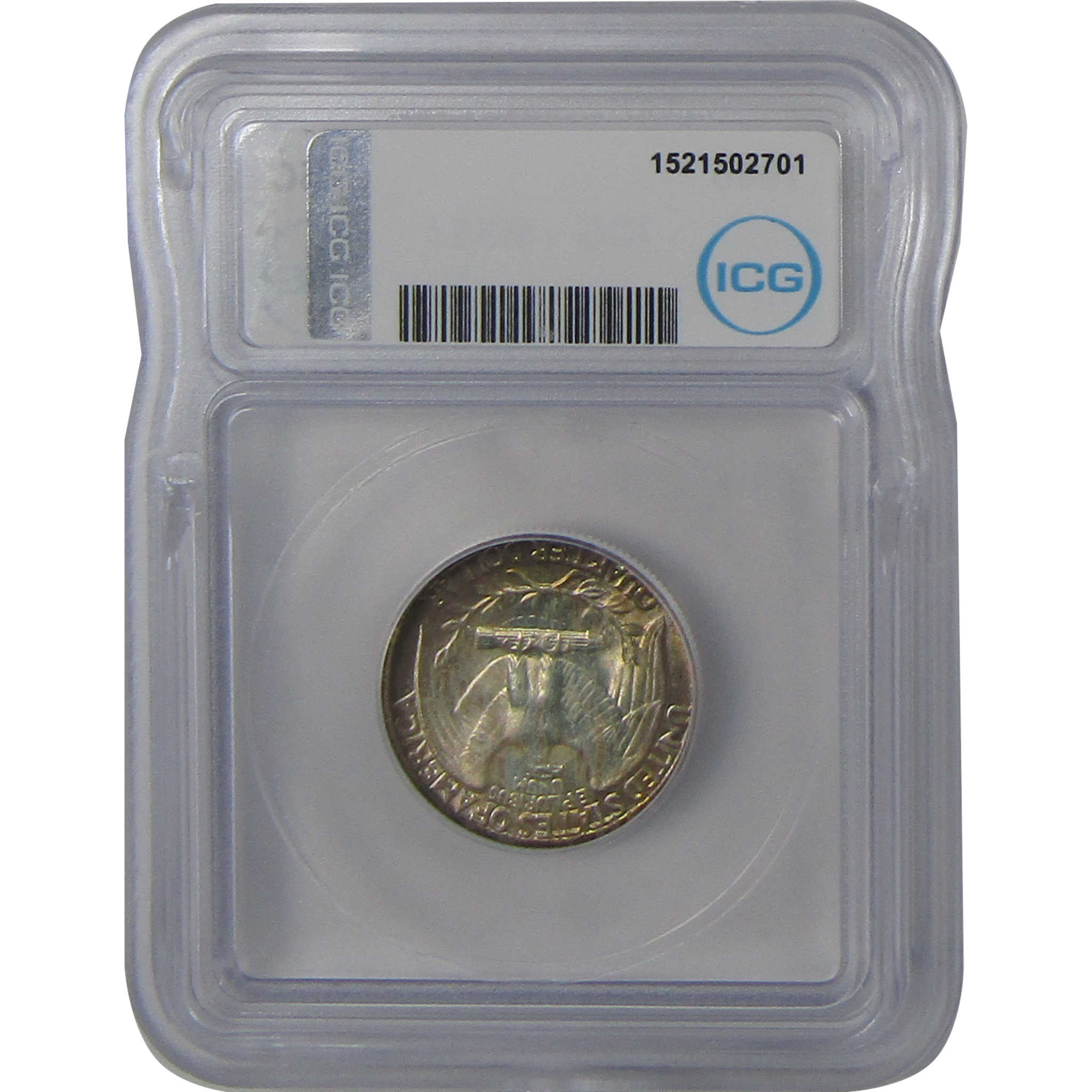 1940 Washington Quarter MS 67 ICG Silver Uncirculated Toned SKU:I23548