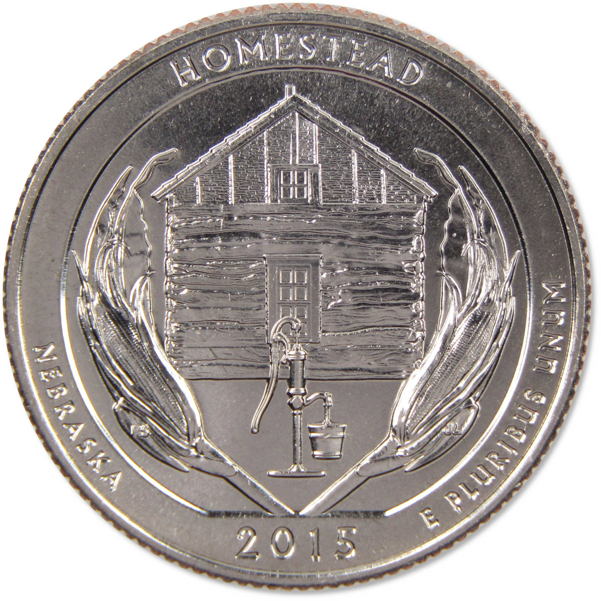 2015 S Quarter 5 Coin Set Clad Uncirculated Mint State 25c Collectible