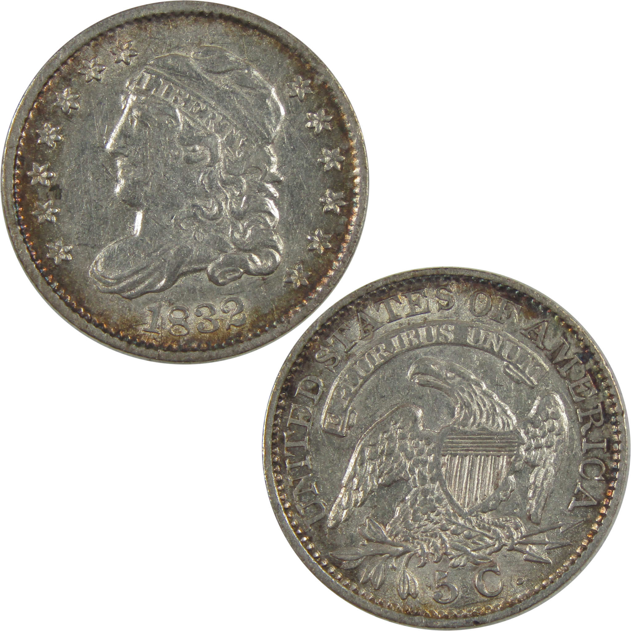 1832 Capped Bust Half Dime AU About Uncirculated Silver SKU:I20975