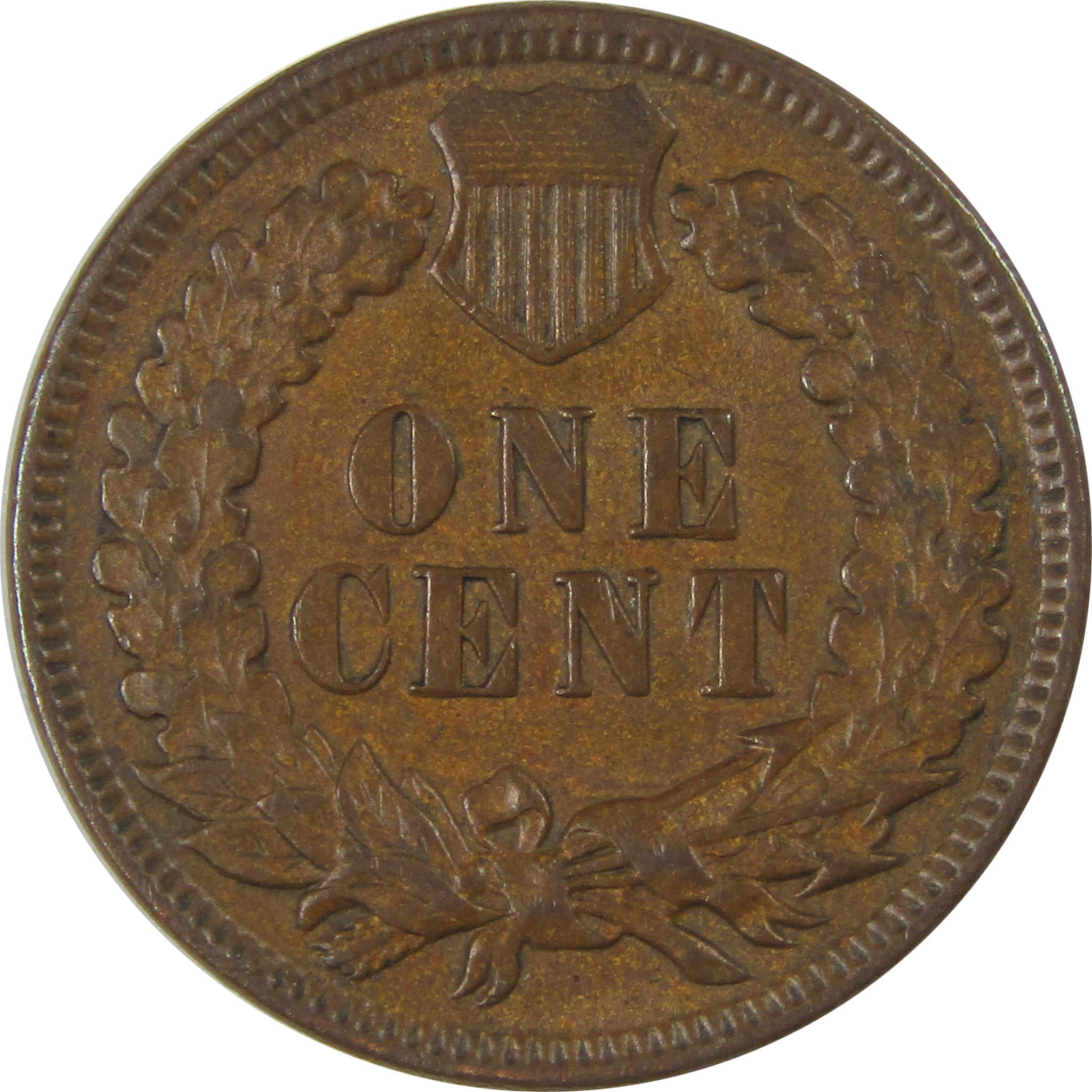 1897 Indian Head Cent AU About Uncirculated Penny 1c Coin SKU:CP36