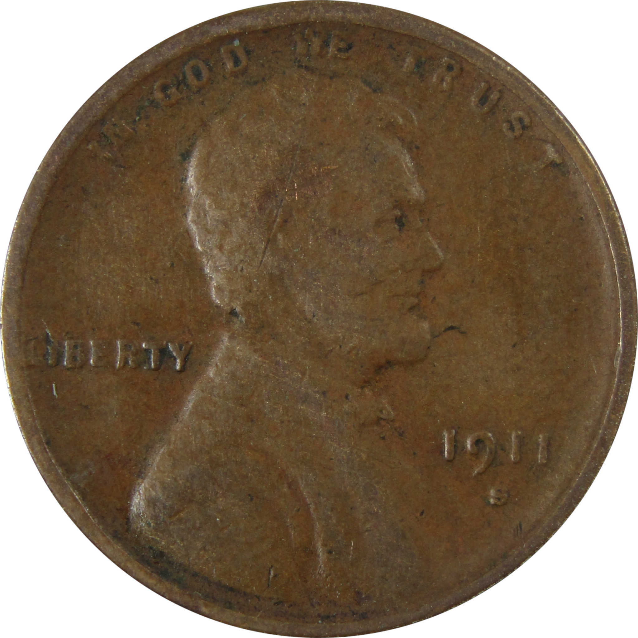 1911 S Lincoln Wheat Cent VG Very Good Details Penny SKU:I26371