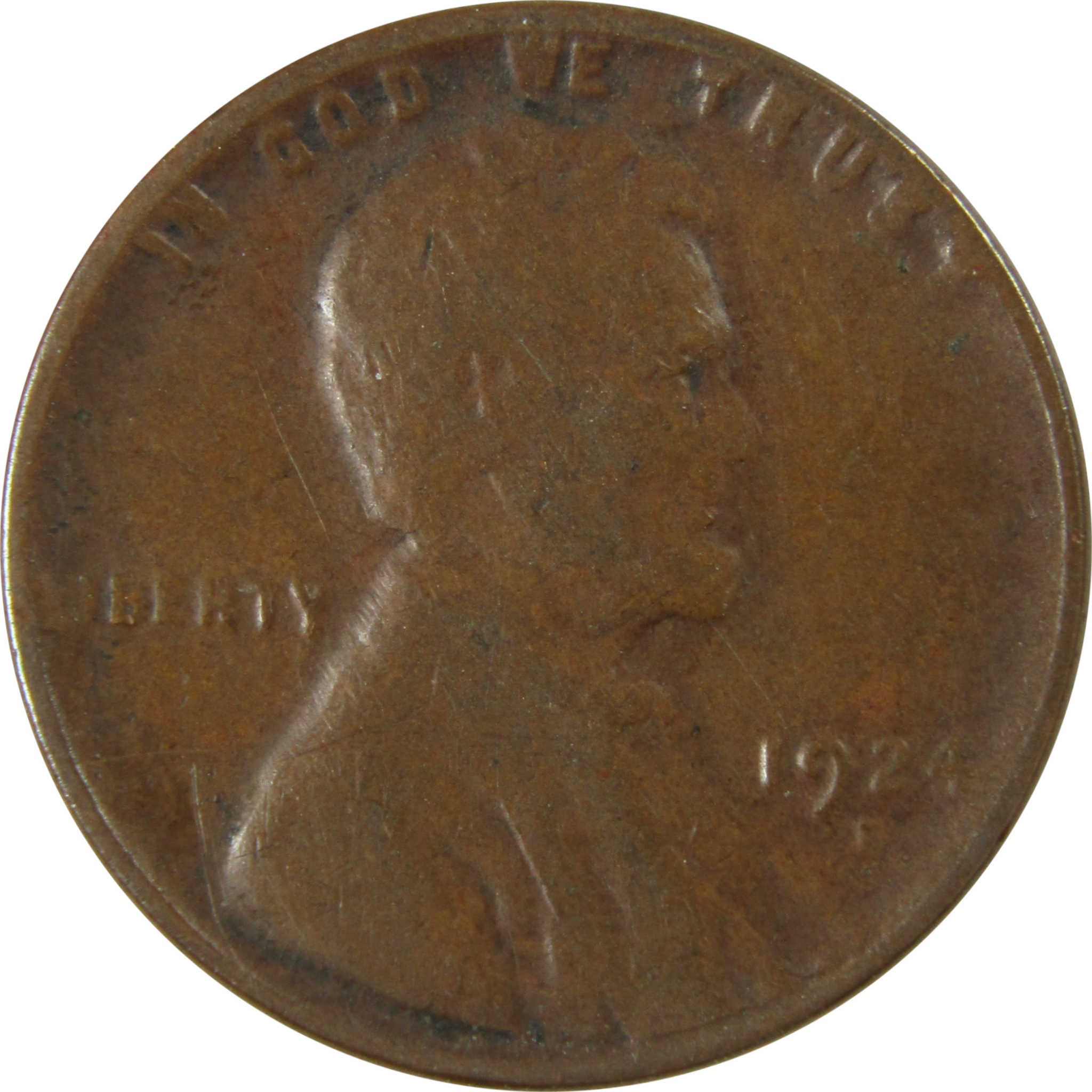 1924 D Lincoln Wheat Cent VG Very Good Penny 1c Coin SKU:I26305